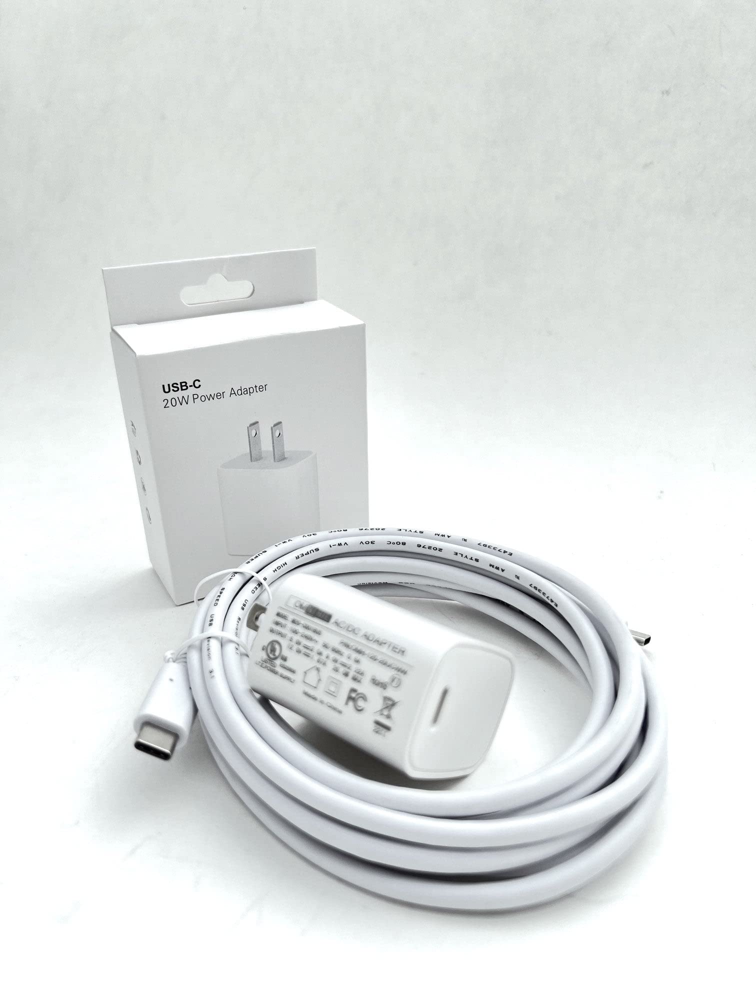 OMNIHIL Wall Charger+USB-C-to-USB-C Cable Compatible with JYX Karaoke Machine Model: JYX-65BT