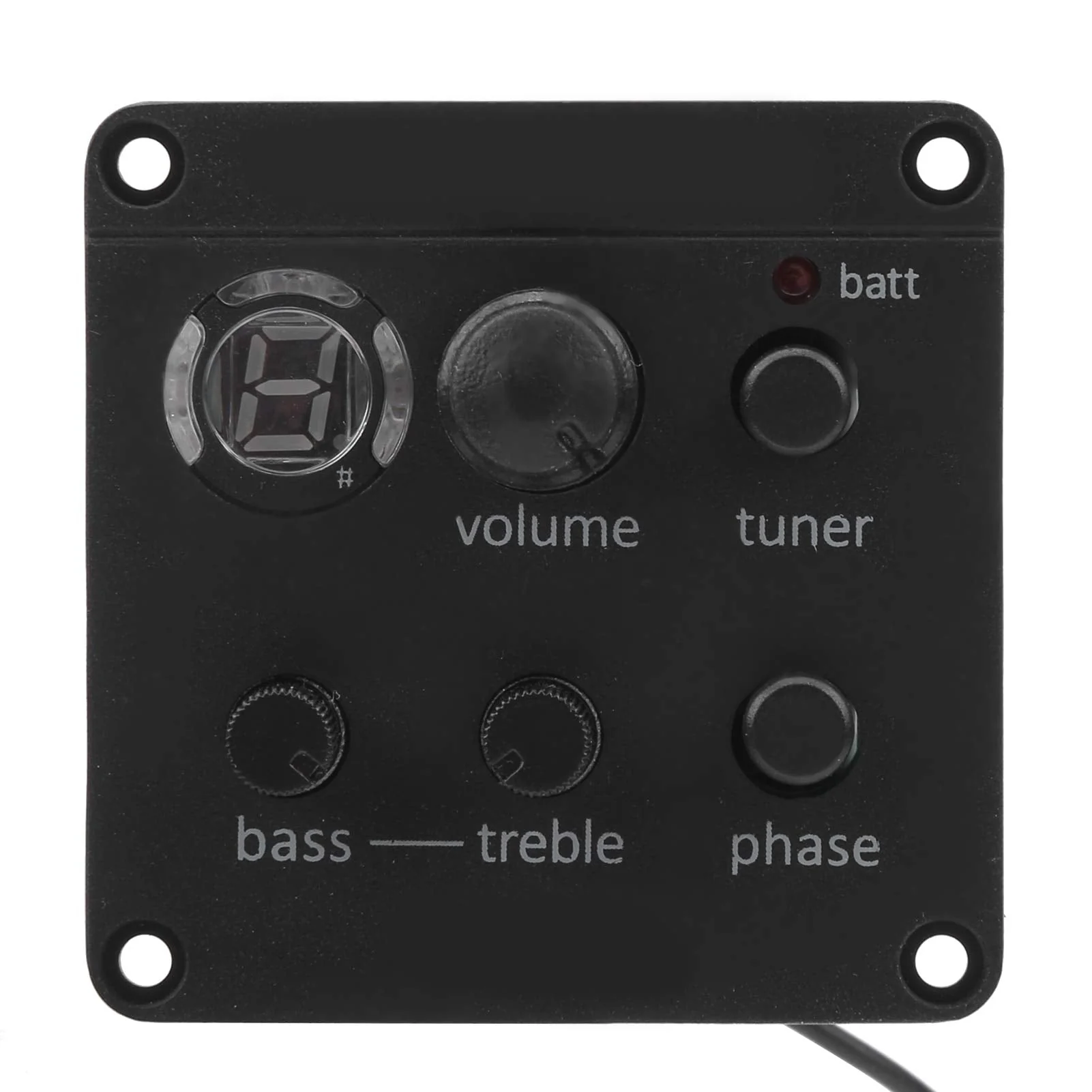 Onboard Preamp Systems, 3, Volume/Tone Shaping/Phase Switch Controls, LED Tuner, Easy Installation, Small Footprint, Sonicore Pickup Acoustic Guitar Pickup - Image 9