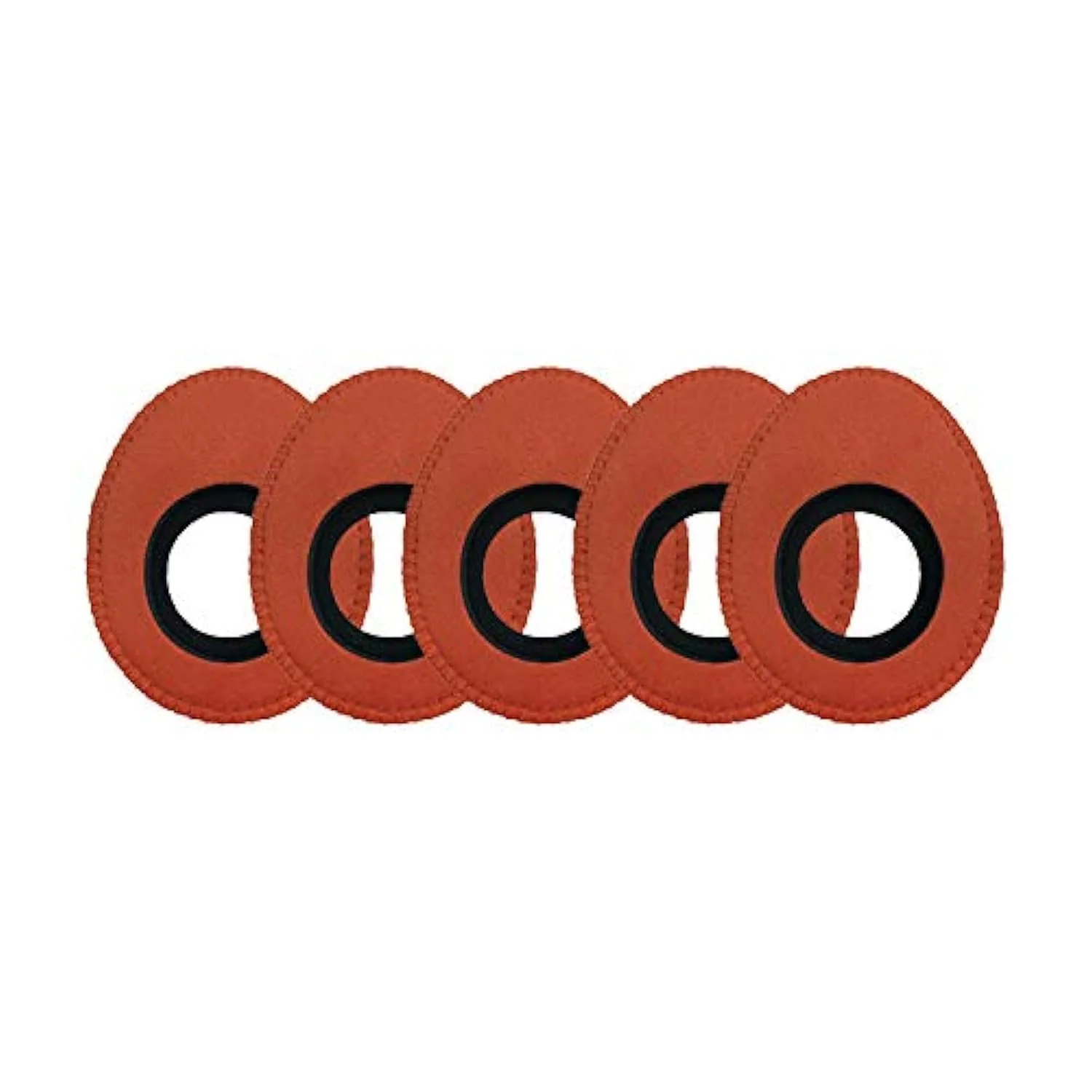 OPENMOON Oval Large Camera Viewfinder Eyecushion for ARRI Alexa Mini Amira Sony F55 etc Round eyecups (Ultrasuede /5packs/Orange) Orange
