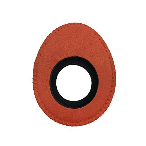 OPENMOON Oval Large Camera Viewfinder Eyecushion for ARRI Alexa Mini Amira Sony F55 etc Round eyecups (Ultrasuede /5packs/Orange) Orange - Image 4