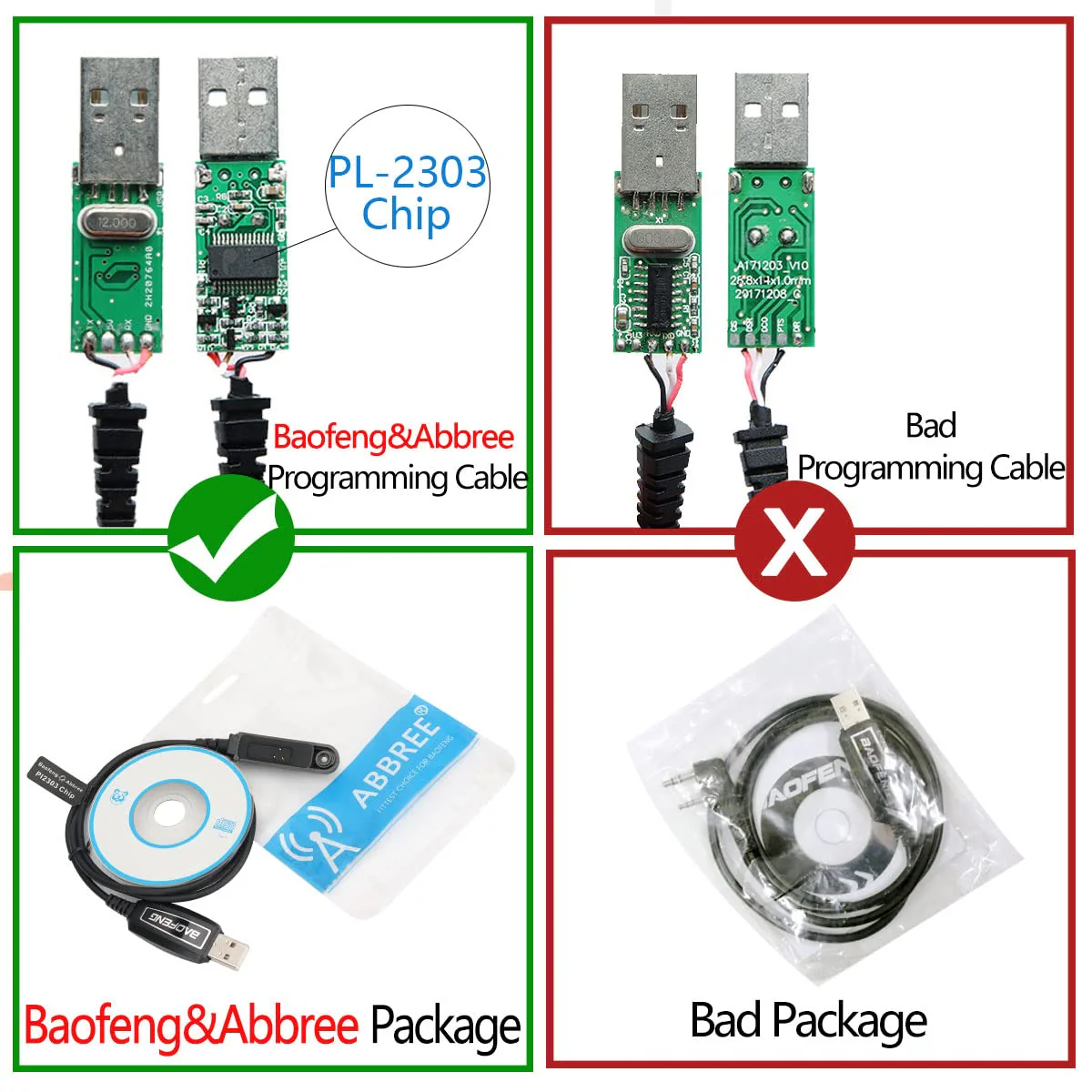 Original Baofeng USB Programming Cable PL2303 Chip Drive Free Win11 for BaoFeng Waterproof Two Way Radio UV-9R Plus (Including UV-9RPRO UV-9G GT-3WP UV-XR and Many More) USA Warranty Gmrs Radio - Image 8
