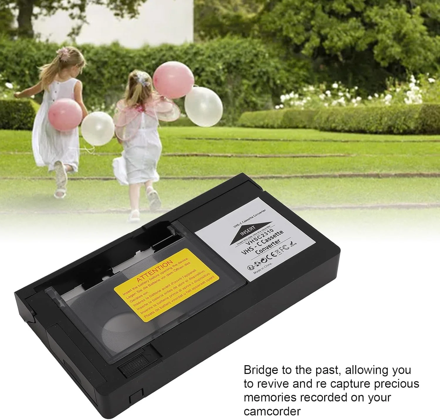 Original Factory Sealed My Needle Store Cassette Adapter for Camcorders SVHS VHS-C to VHS – Ideal for VCR Player, VHS Tapes, Video Cassette Player and VHS to Digital Converting. - Image 2