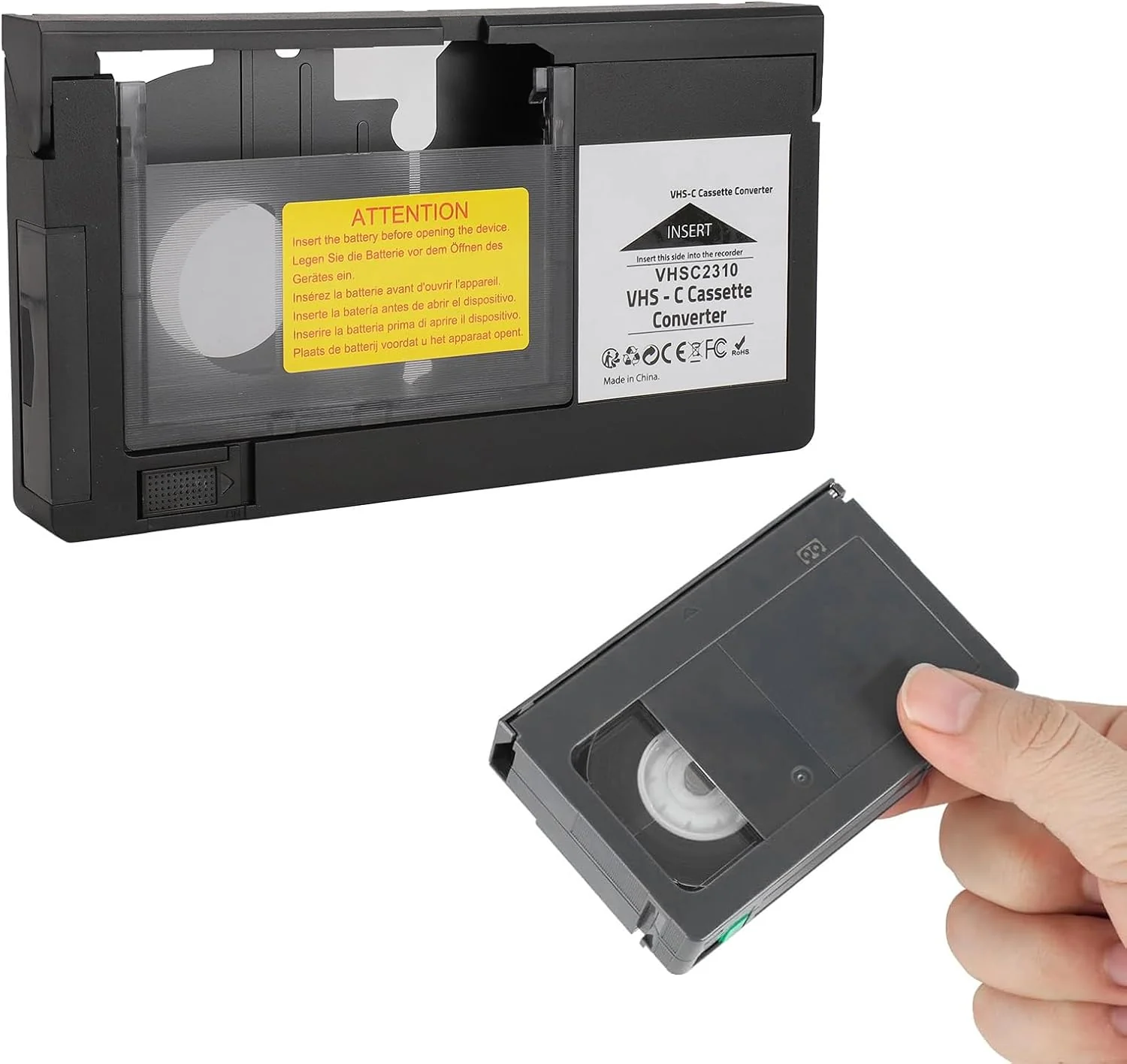 Original Factory Sealed My Needle Store Cassette Adapter for Camcorders SVHS VHS-C to VHS – Ideal for VCR Player, VHS Tapes, Video Cassette Player and VHS to Digital Converting. - Image 3