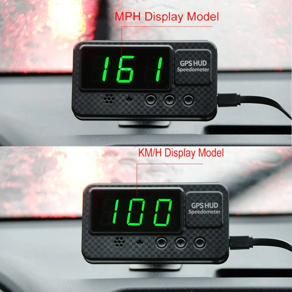 Original Universal GPS Head Up Display Speedometer Odometer Car Digital Speed Display MPH Over Speeding Alarm Car Clock for All Vehicles C60/C60S/C80/C90 (C60S) - Image 7