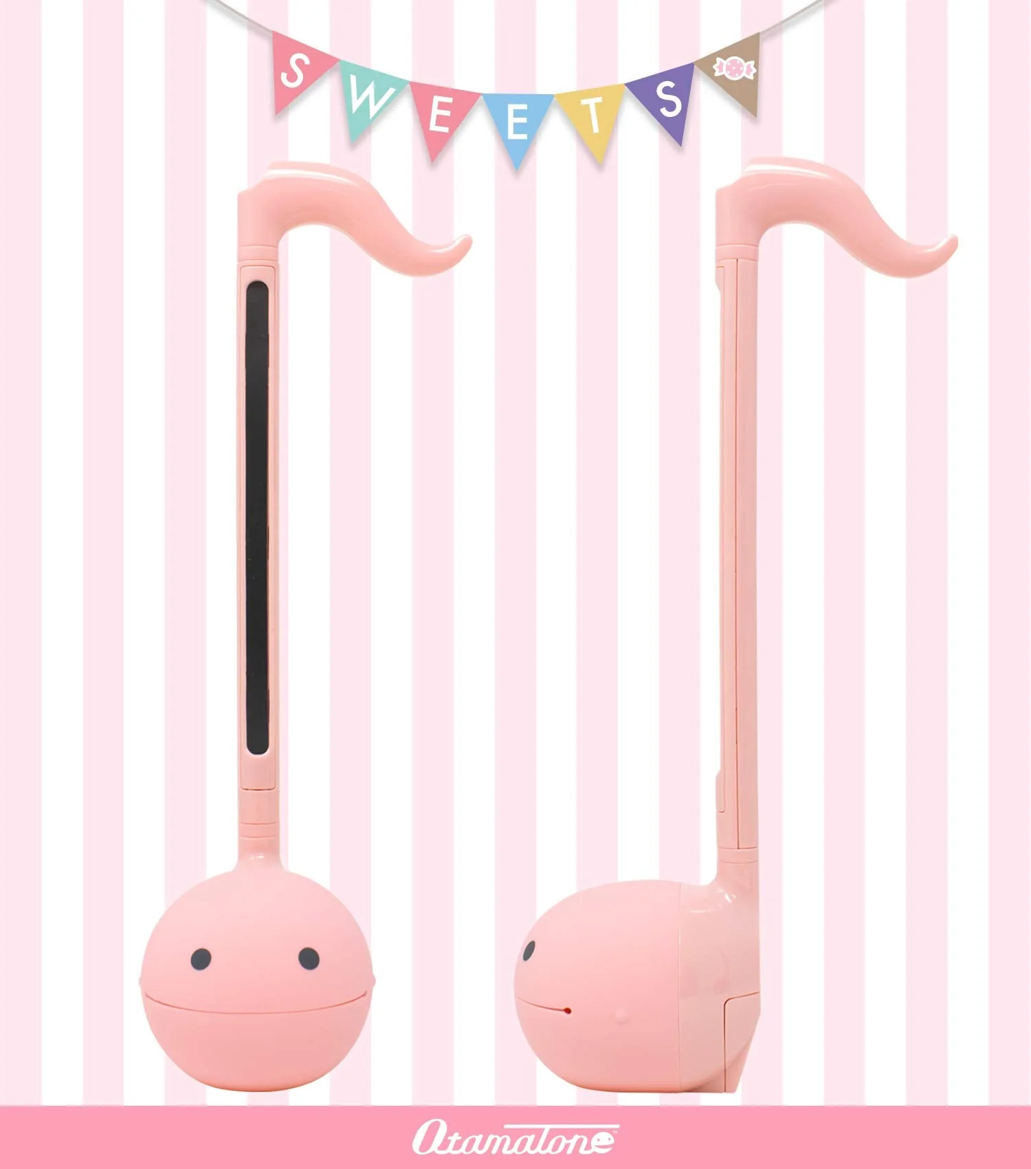 Otamatone Japanese Electronic Musical Instrument Portable Music Synthesizer from Japan by Maywa Denki Studio Award Winning, Educational Fun Gift for Children, Teen & Adults - Strawberry - Image 2