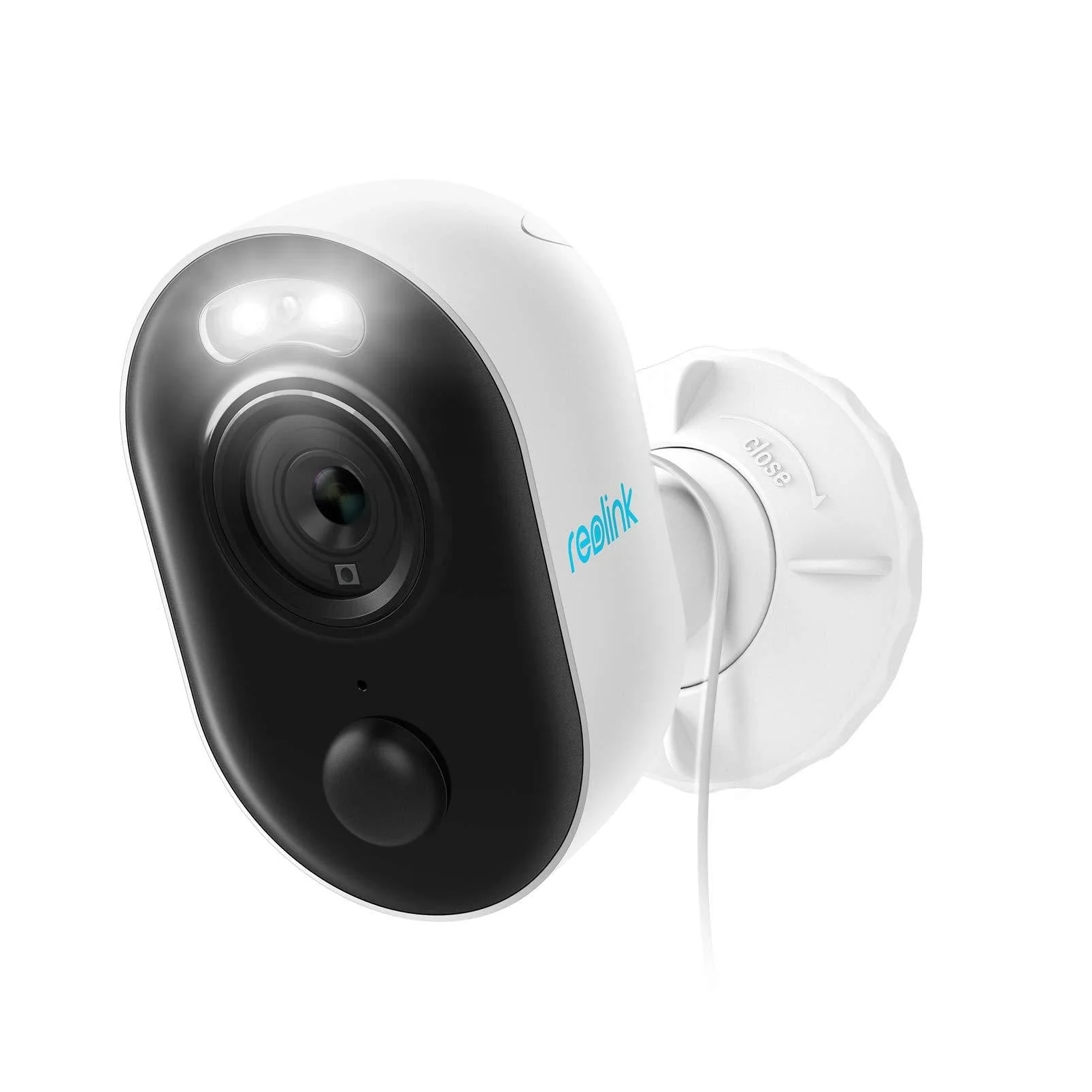 Outdoor Security Camera with Spotlight, Reolink Lumus 1080P HD Plug-in WiFi Camera for Home Security System, PIR Motion Detection, Two-Way Talk and Siren Alarm, Waterproof, Cloud/Micro SD Card Storage