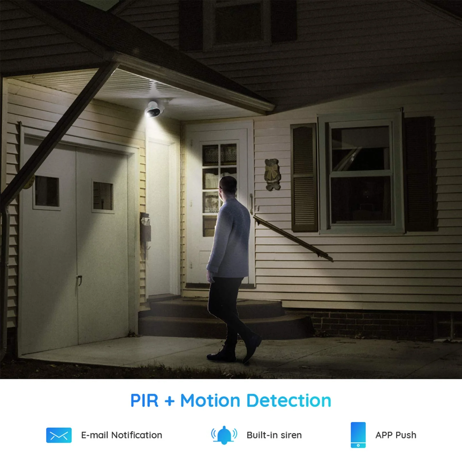 Outdoor Security Camera with Spotlight, Reolink Lumus 1080P HD Plug-in WiFi Camera for Home Security System, PIR Motion Detection, Two-Way Talk and Siren Alarm, Waterproof, Cloud/Micro SD Card Storage - Image 3