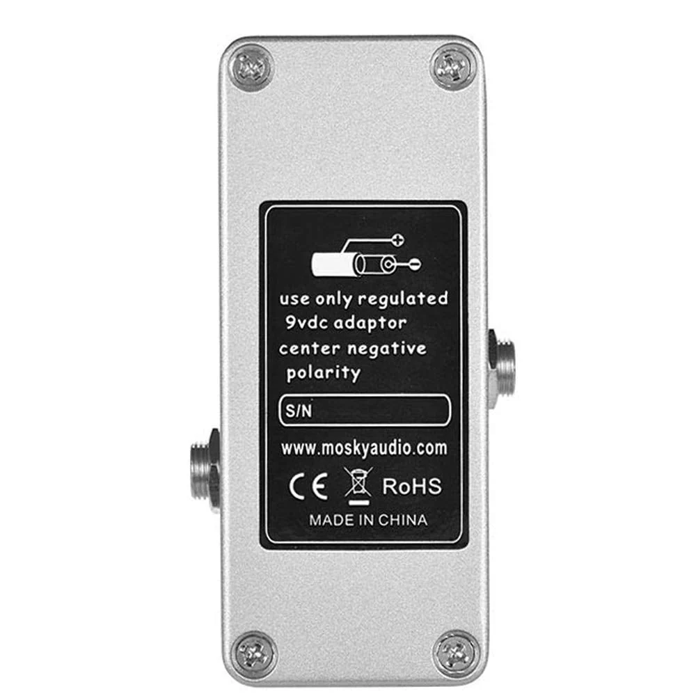 Overdrive Function Guitar Effect Pedal with True Bypass for Electric Guitar Silver Horse - Image 6