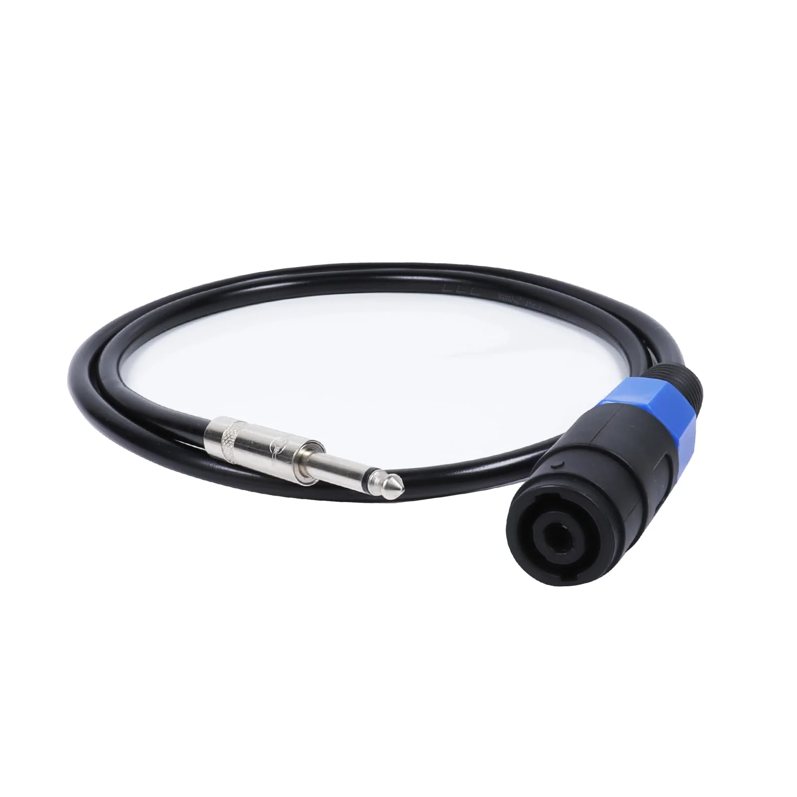 Pack of 1 3.3 Feet Speakon Female to 1/4" Male Cable - 1 Pack 1-Meter Pro Audio Patch SpeakON Jack Connector to 1/4-Inch (6.35mm) TS Speaker Interconnect Wire 1-Pack