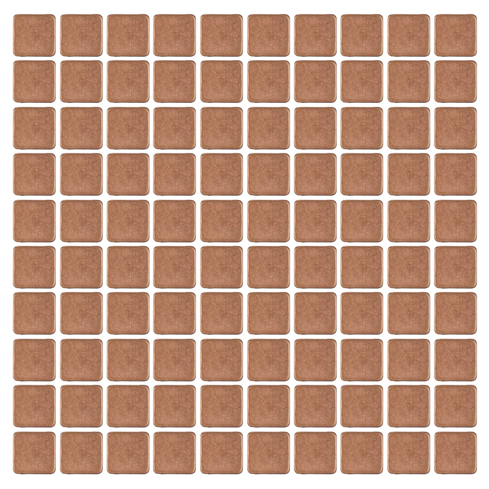 Pack of 100 15 mm GPU CPU Thermal Heatsink Copper Pad, Copper Pad Shim Thermal Kit, Multiple Thickness Options Copper Plate Cooler Small Heatsink for Cooling PC Components (15 x 15 x 0.5 mm)