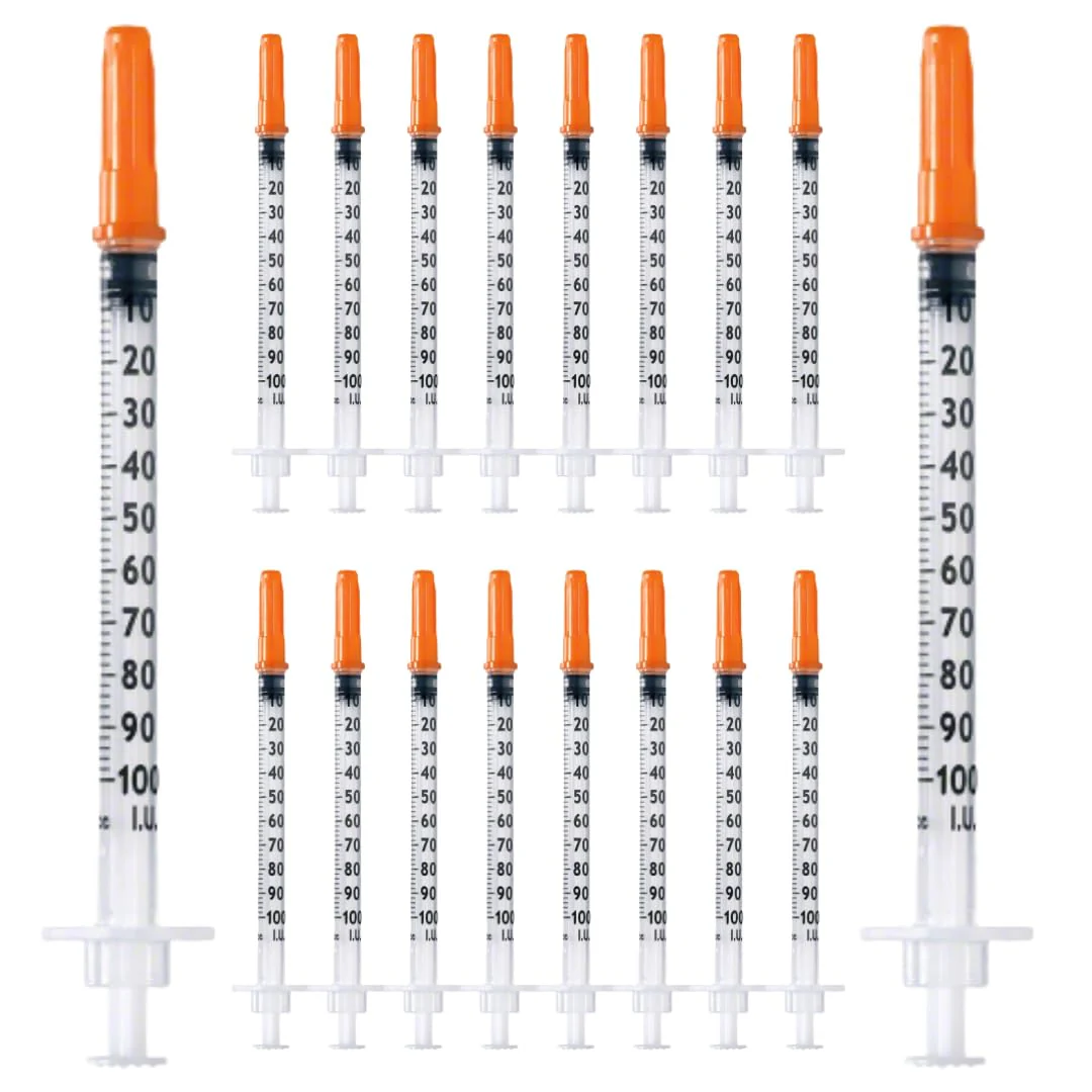 Pack of 50 1 ml/cc Plastic Tube 30G (0.3 x 12.7 mm), Multi-Purpose Measuring Tools, Individually Packed (30G 1/2 Inch)