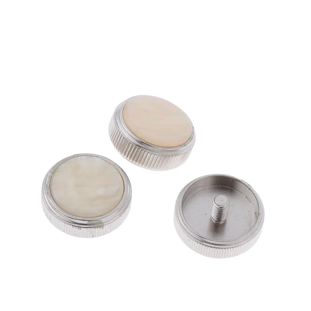 Pack Of Three Euphonium Brass Wind Musical Instrumental Parts Valve Buttons