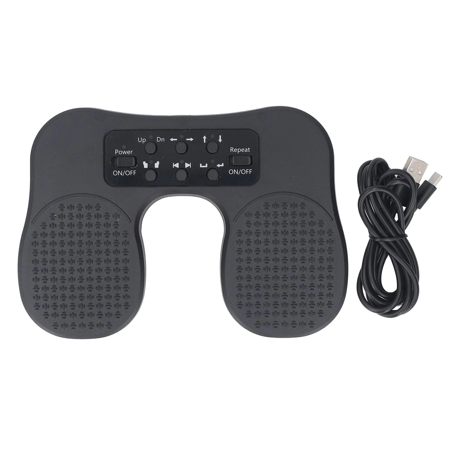 Page Turner Pedal, Portable BT Foot Pedal Double Switch, Cordless Rechargeable Music Page Turner with Anti Slip Pedal for Phone and Tablets Silent Page Turning - Image 7