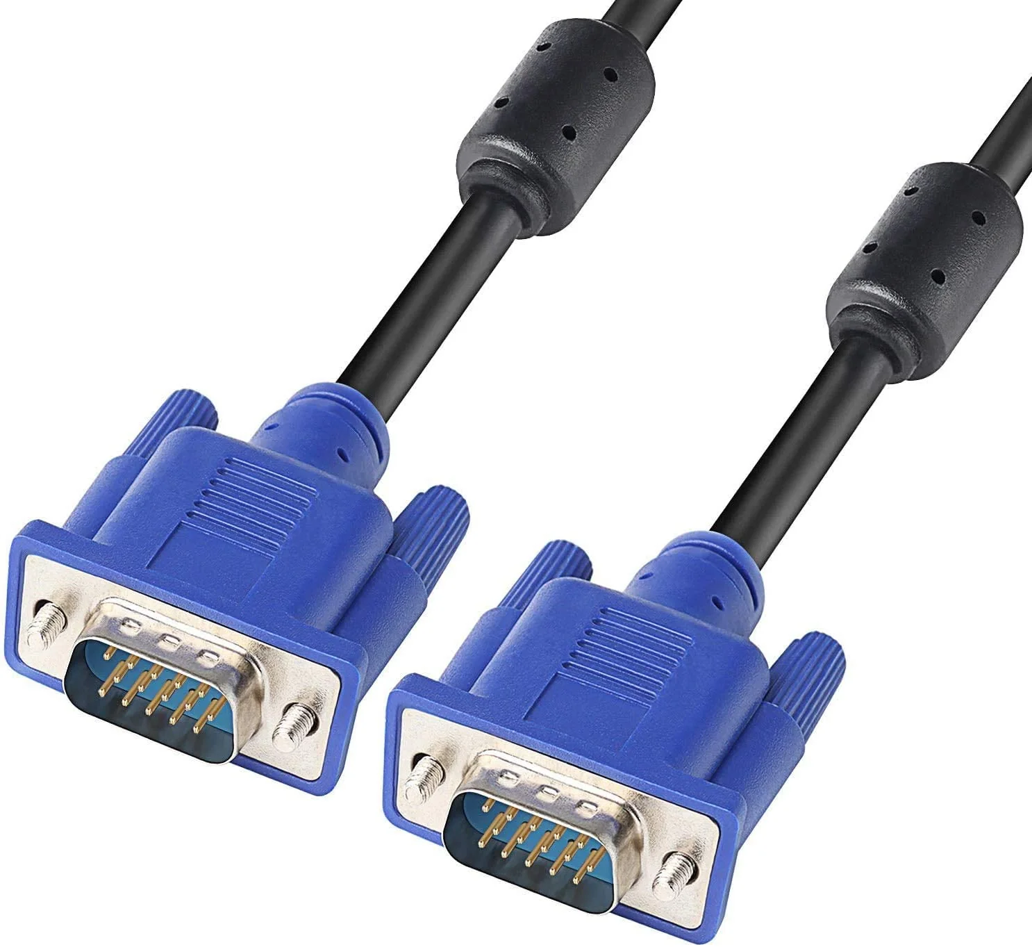 PASOW VGA to VGA Monitor Cable HD15 Male to Male for TV Computer Projector (10 Feet) 10 Feet - Image 2