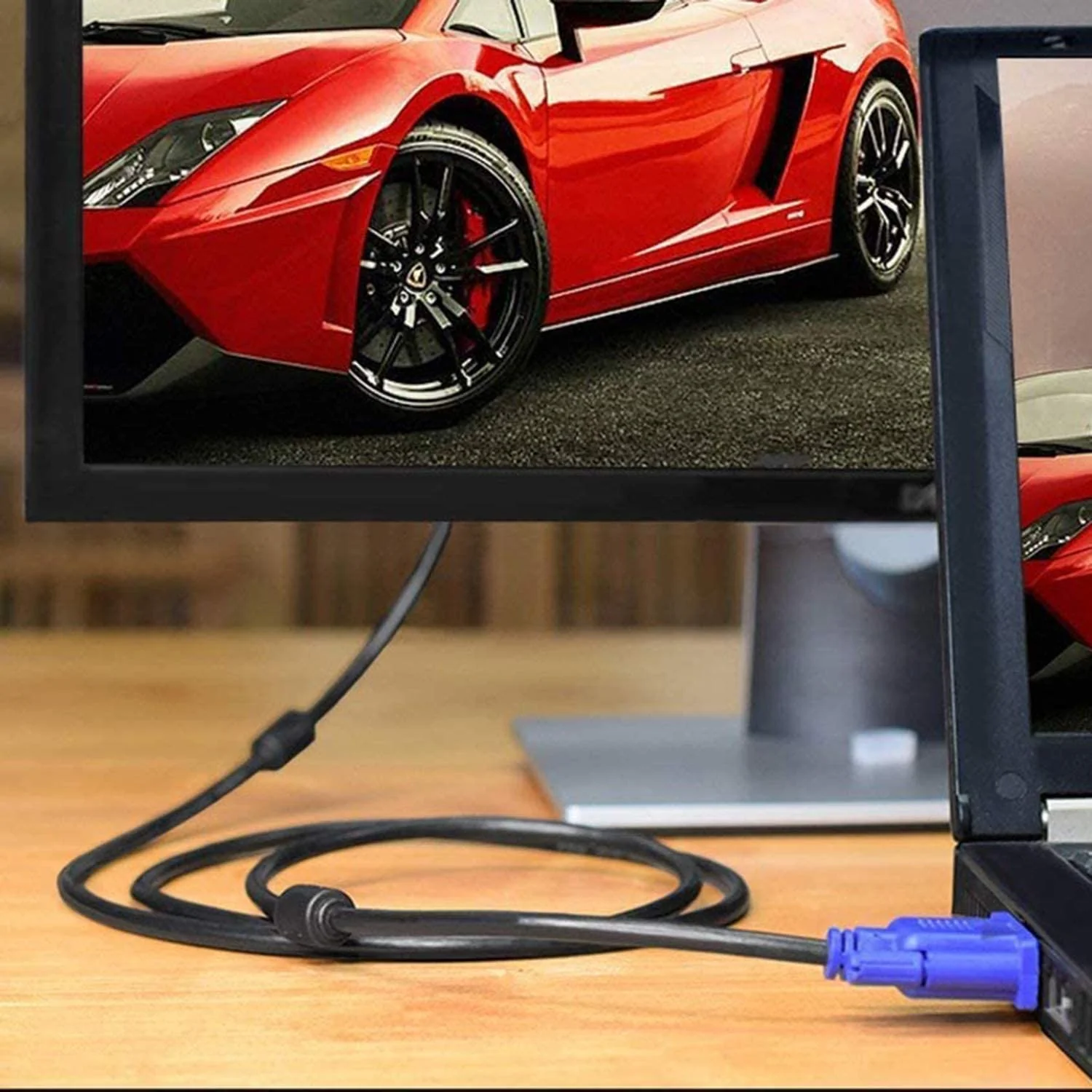 PASOW VGA to VGA Monitor Cable HD15 Male to Male for TV Computer Projector (50 Feet) 50 Feet - Image 7
