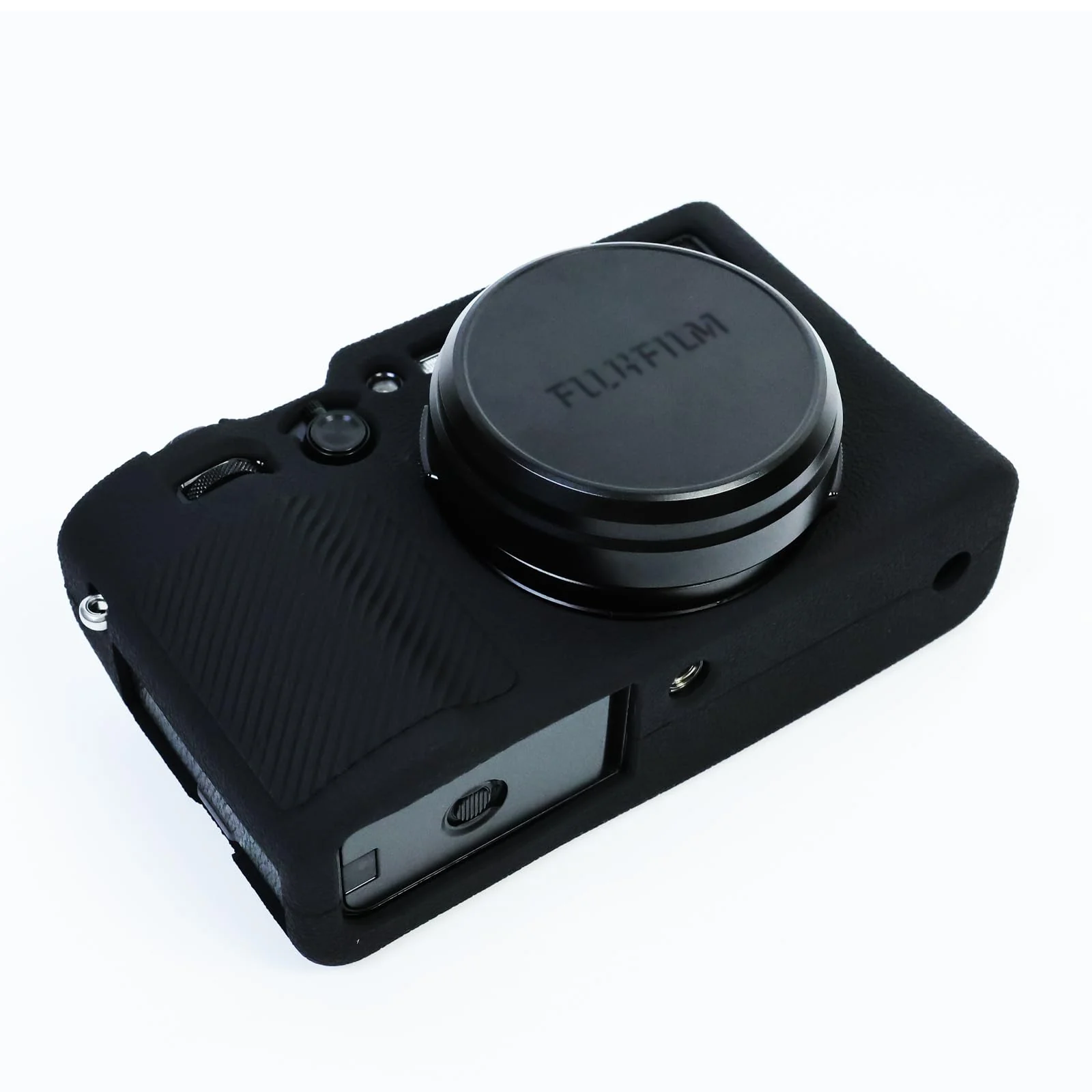 PCTC Silicone Case for Fuji X100 VI Camera,Accessories Compatible for Fuji X100 VI, Anti-Scratch Case for Fujifilm X100VI Camera(Black) - Image 3