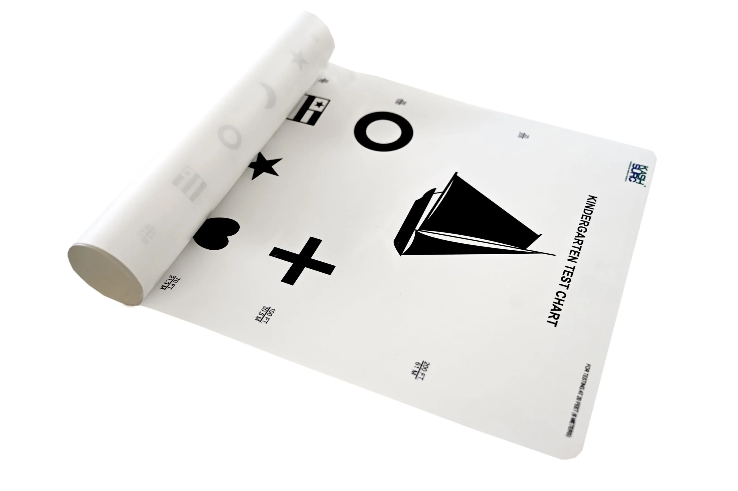 Pediatric Eye Chart Vision Test, Visual Acuity 6M / 20 Feet, for Children, Adults and Infants - Image 4