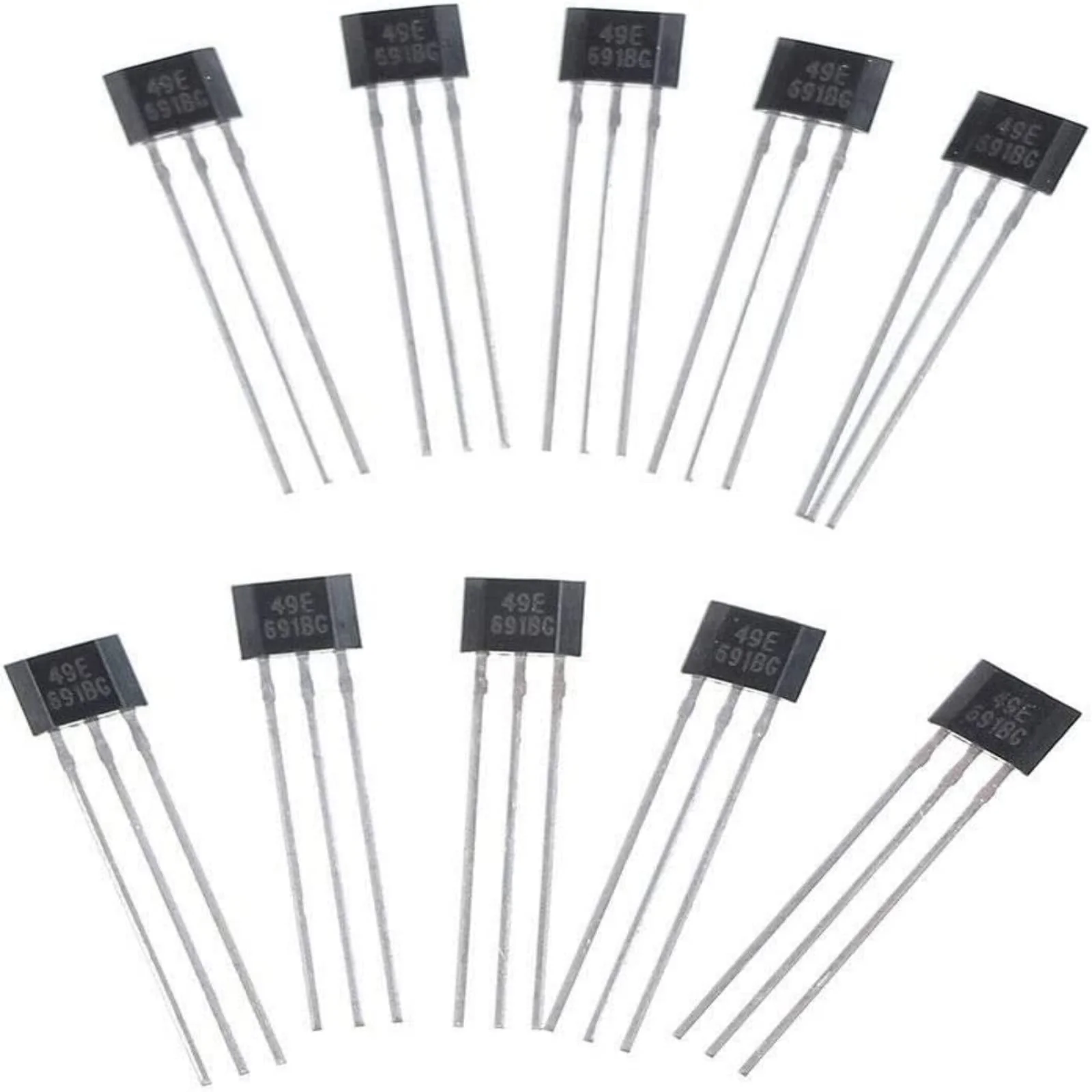 PENGLIN Hall Element 49E Oh49E Ss49E Linear Sensor Hall Sensor Pack of 10