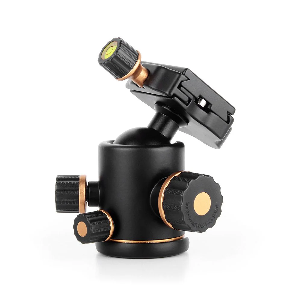Pergear TH3 Pro DSLR Camera Tripod Ball Head, 8KG/17.6lbs Loading Capacity, 360 Degree Swivel, Metal Build Quality, Fine Tuning Damping, U-Shaped Groove Design for Easy Switching Into Vertical Mode - Image 3