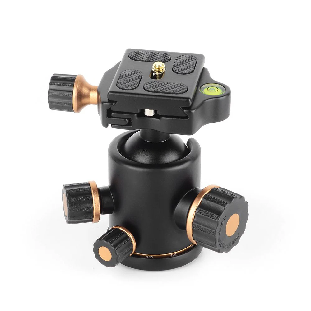 Pergear TH3 Pro DSLR Camera Tripod Ball Head, 8KG/17.6lbs Loading Capacity, 360 Degree Swivel, Metal Build Quality, Fine Tuning Damping, U-Shaped Groove Design for Easy Switching Into Vertical Mode - Image 7