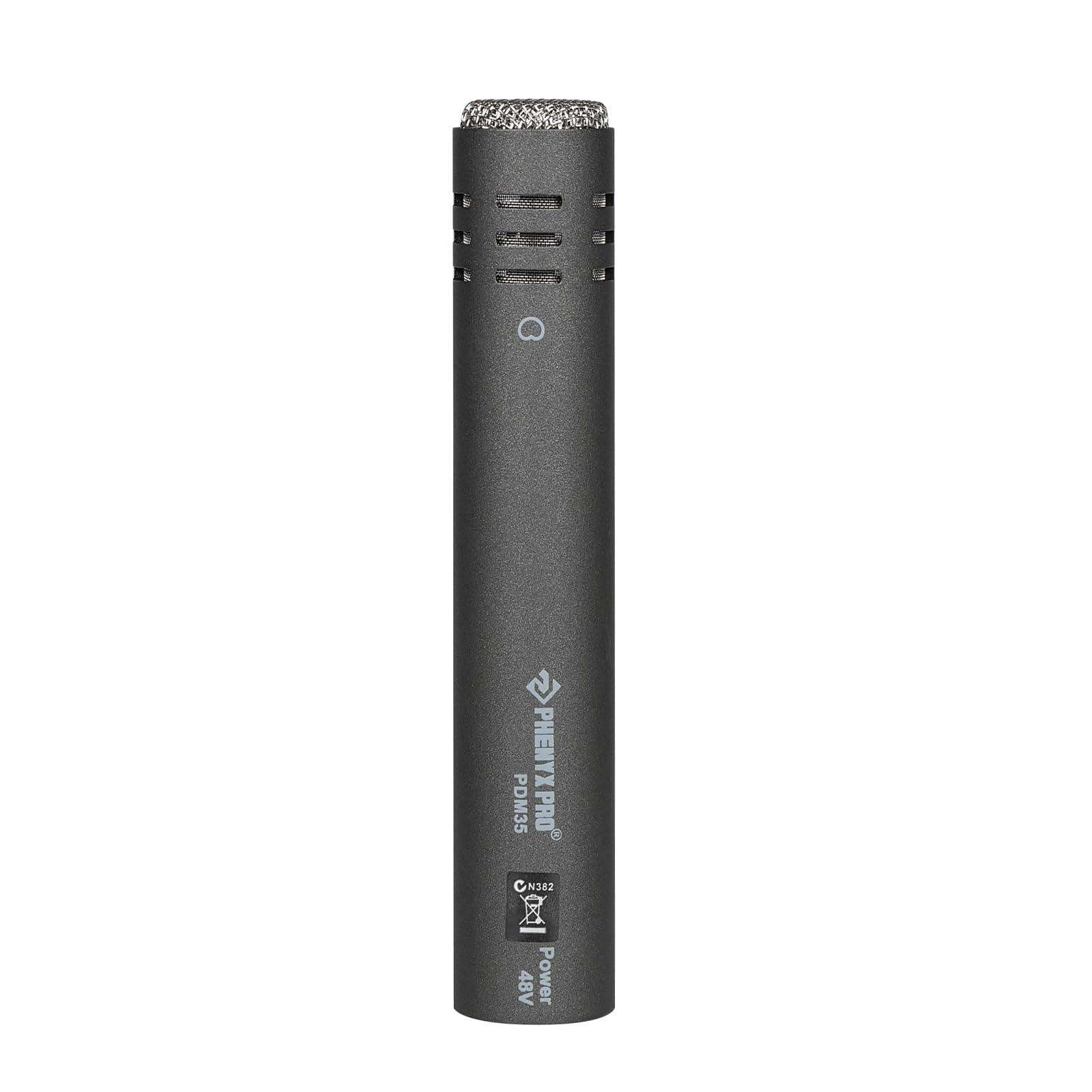 Phenyx Pro PDM35 Overhead Condenser Drum Mic, Super-Cardioid Microphone with Wide Frequency Response Range, Pencil Type for Hi-Hat, Percussions, and String Instruments