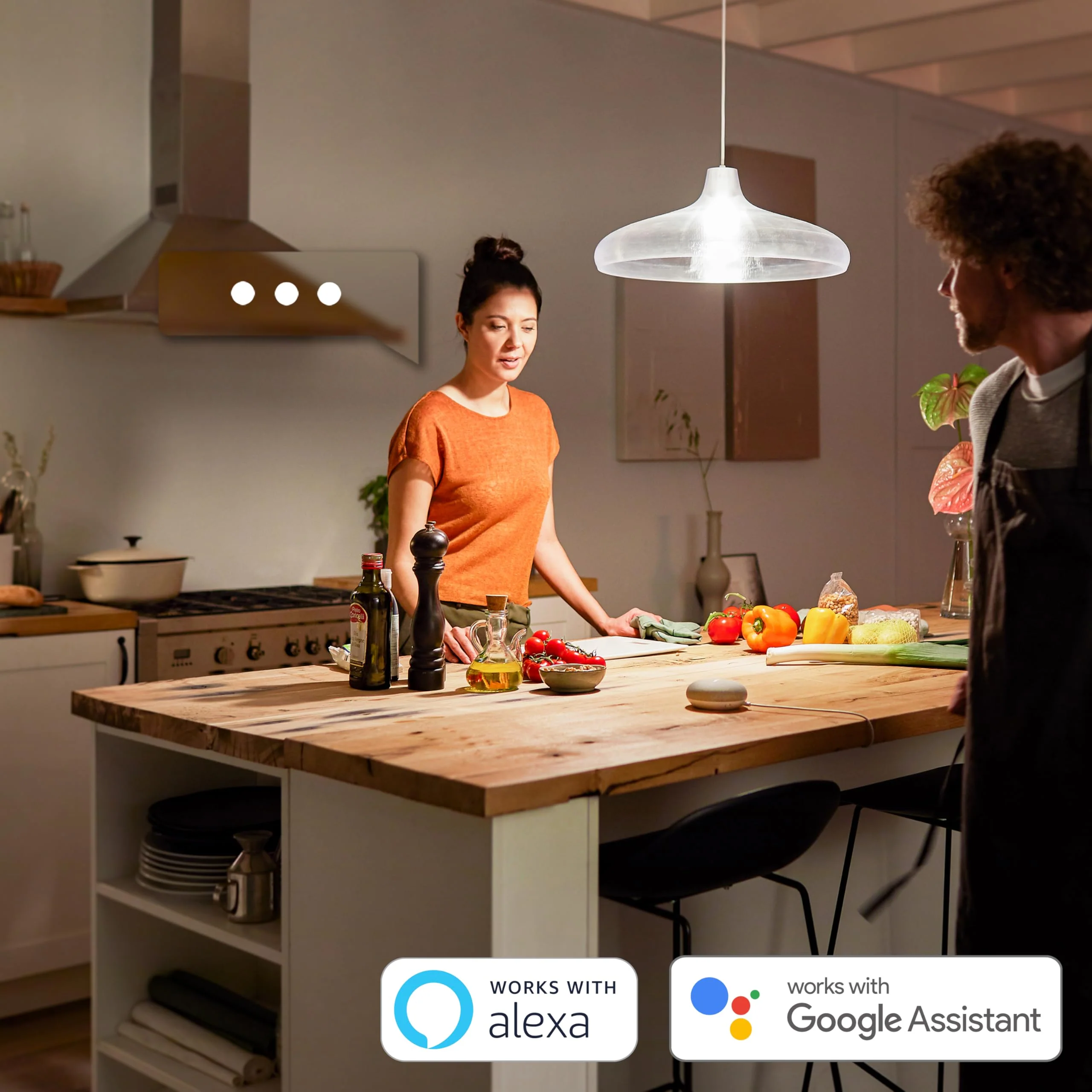 Philips Hue White E27 Lamp Twin Pack 2 x 1055 lm, Dimmable, Warm White Light, Controllable via App, Compatible with Amazon Alexa (Echo, Echo Dot) 2 x E27 - Image 2