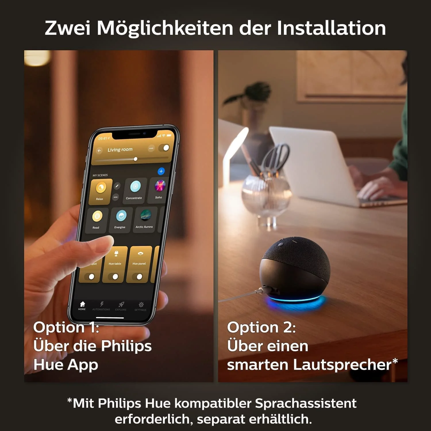 Philips Hue White E27 Lamp Twin Pack 2 x 1055 lm, Dimmable, Warm White Light, Controllable via App, Compatible with Amazon Alexa (Echo, Echo Dot) 2 x E27 - Image 4