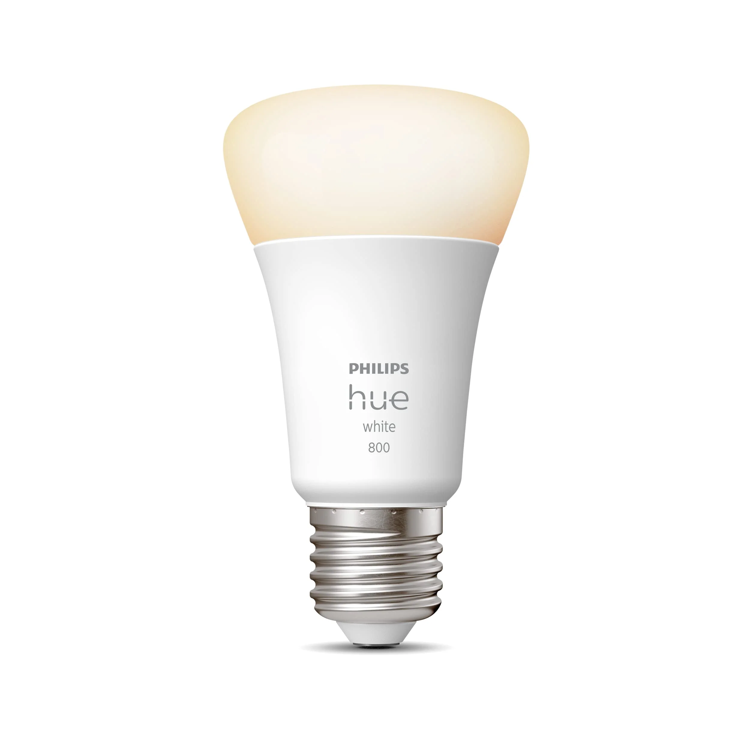 Philips Hue White E27 LED Light 806 lm, Dimmable LED Lamp for Hue Lighting System with Warm White Light, Smart Light Control via Voice and App 800 lumens pack of 1 - Image 3