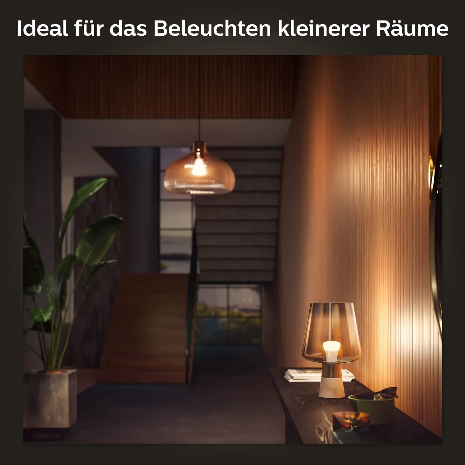 Philips Hue White E27 LED Light 806 lm, Dimmable LED Lamp for Hue Lighting System with Warm White Light, Smart Light Control via Voice and App 800 lumens pack of 1 - Image 6