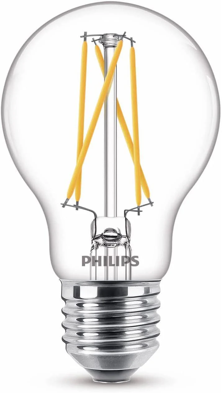 Philips LED Classic E27 Filament Lamp, Warm Glow (60 W), Dimmable LED Lamp with Warm White Light, Energy-Saving Lamp with Long Service Life Single - Image 3