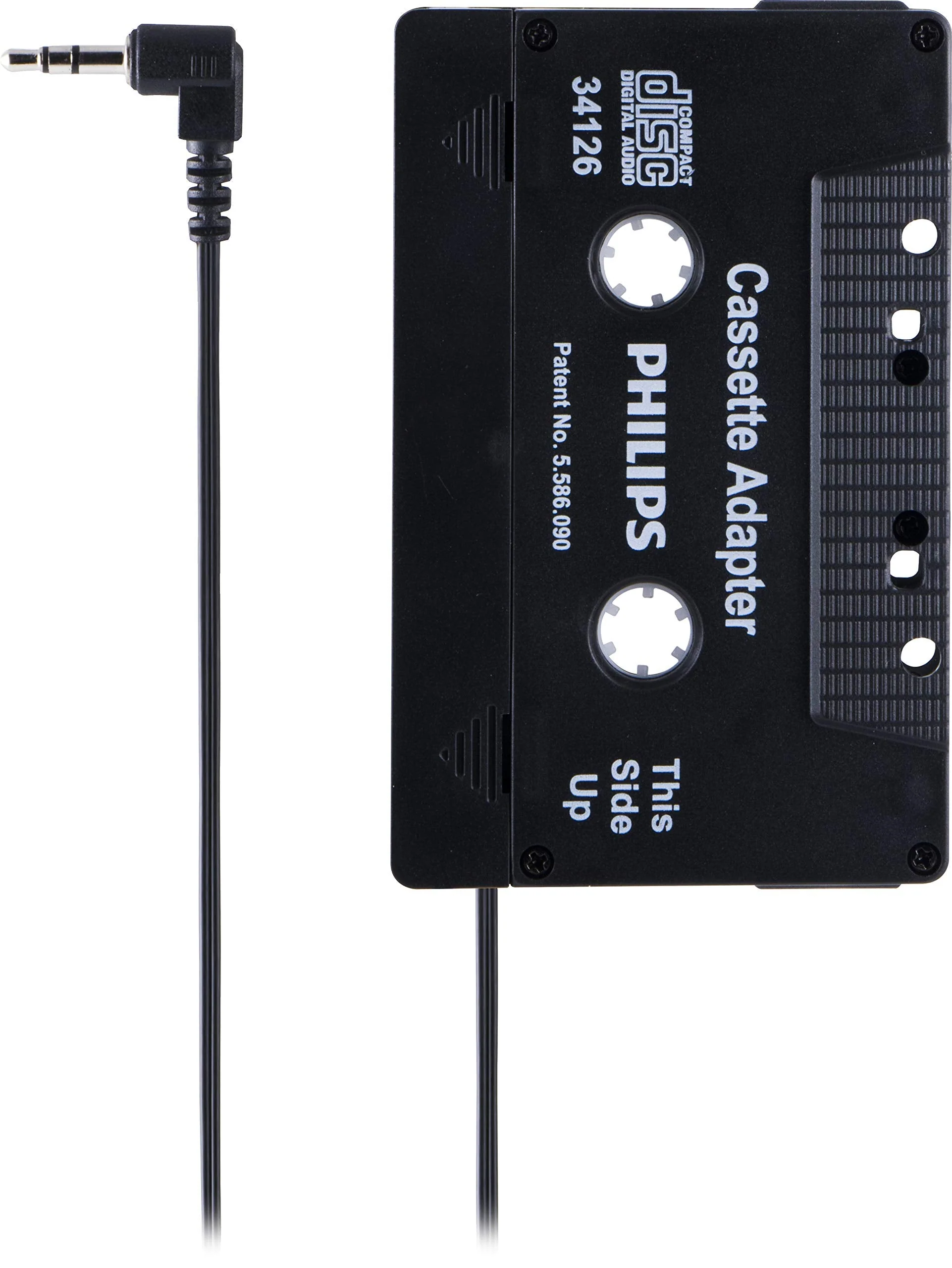 PHILIPS Universal Cassette Adapter with 3.5mm Audio Jack, Black 1 Pack - Image 4