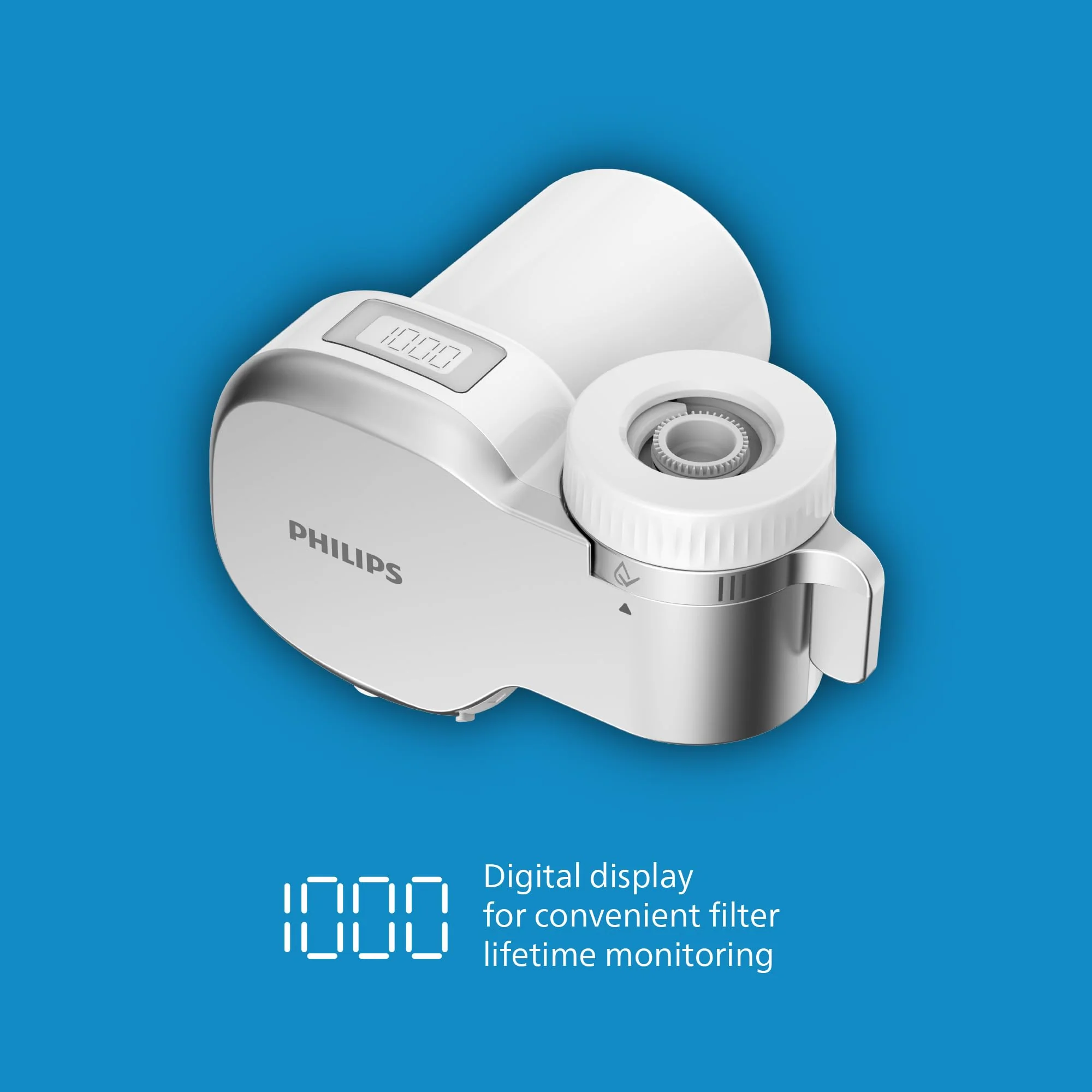PHILIPS Water Ontap Filter AWP3705P1/10 MICROFILTRATION mit DIGITALEM DISPLAY, 1000 L Filtrationskapazität DIGITAL DISPLAY - Image 4