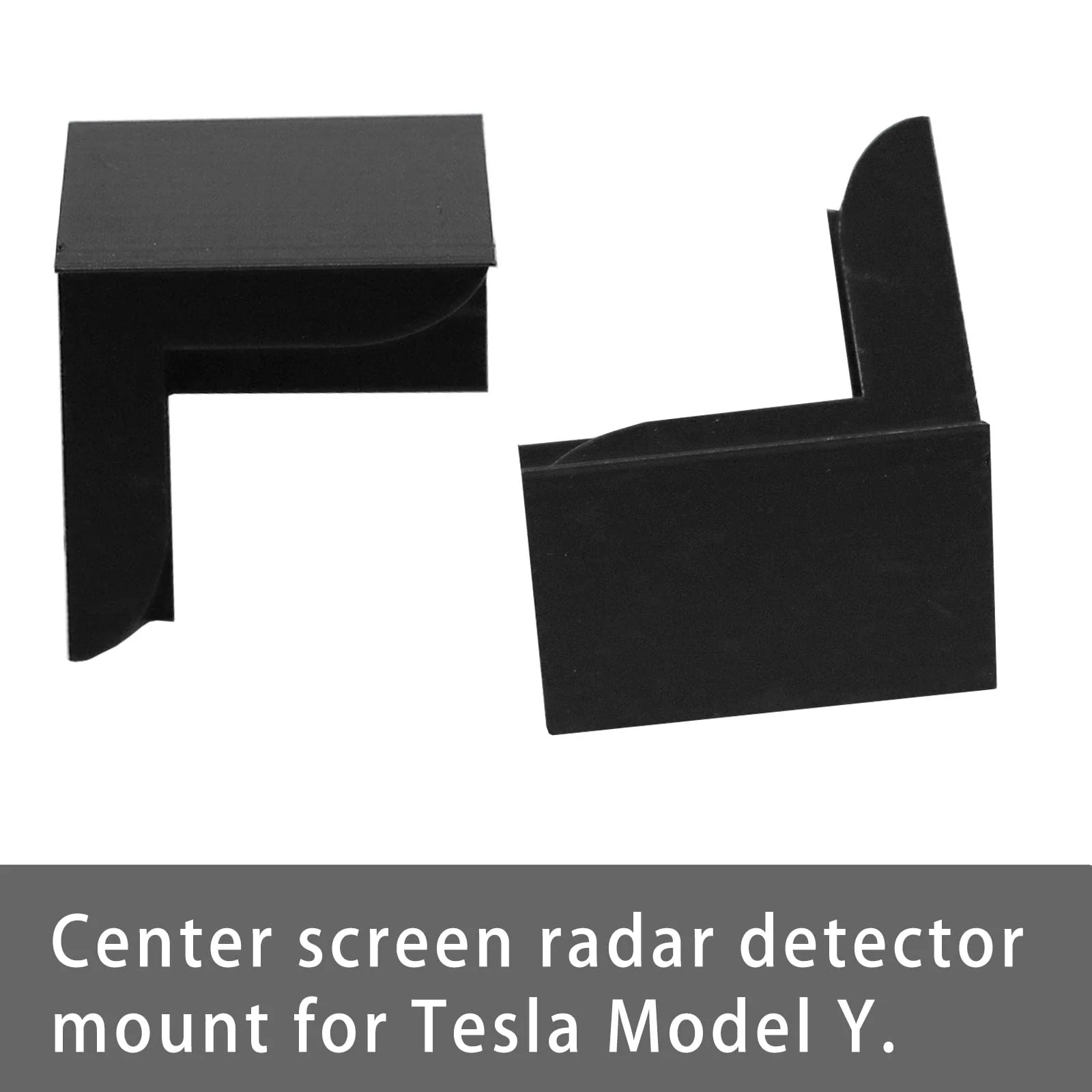 PIAOLGYI Center Screen Radar Detector Mount for Tesla Model Y,Radar Detector Removable Mount(Black) - Image 2