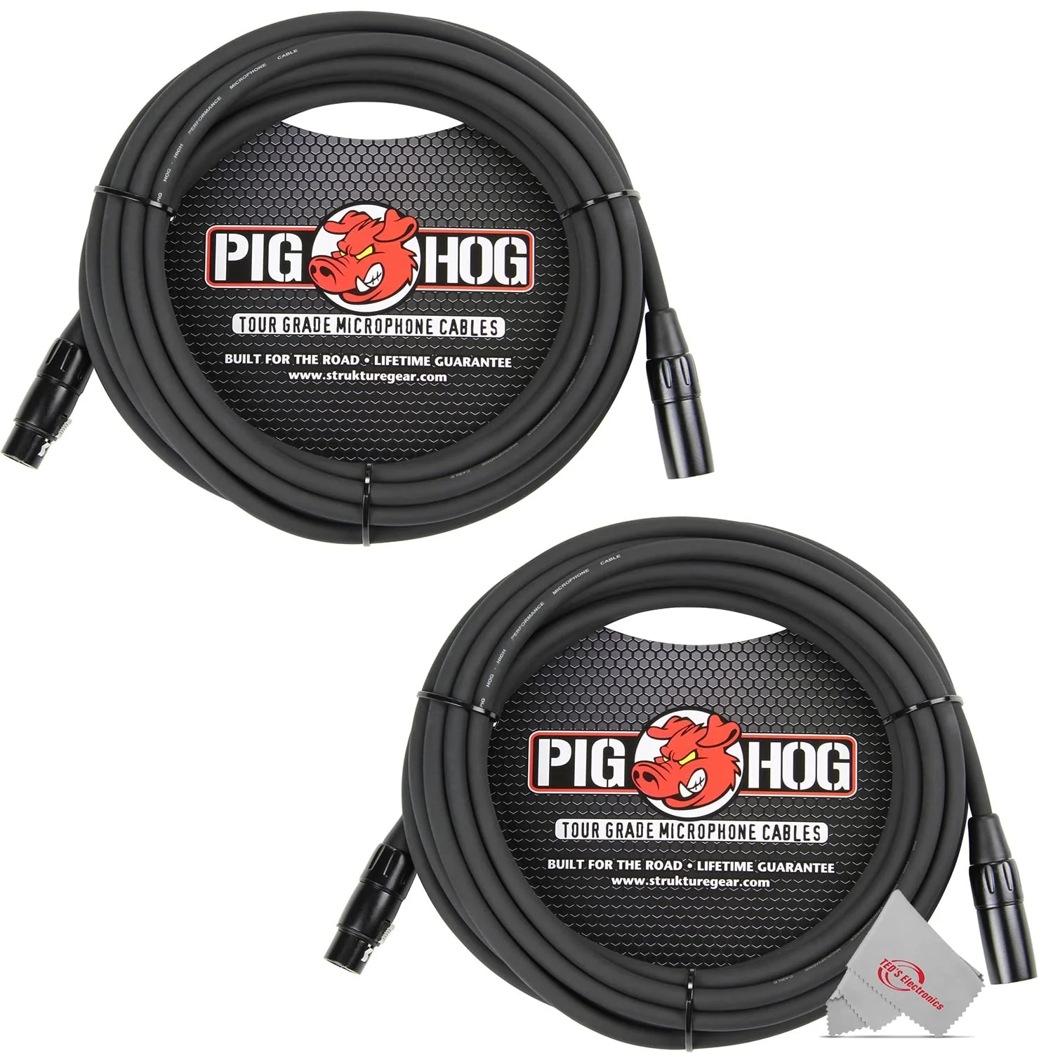 Pig Hog PHM20 20' XLR Cable 2 pack