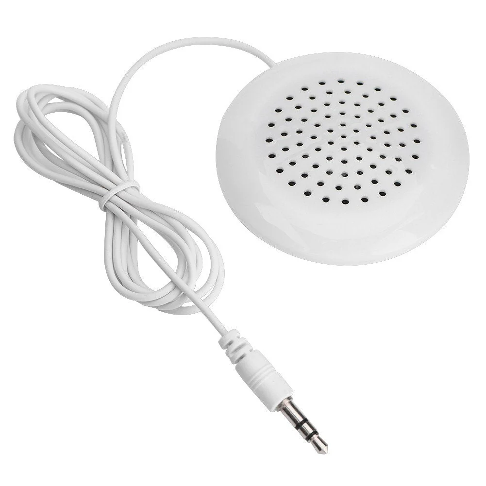 Pillow Speaker, Portable Mini Speaker, DIY Pillow Speaker 3.5mm Mini Stereo Speaker of MP3 Phone Portable CD for Sleep, Home, Outdoors, Shower