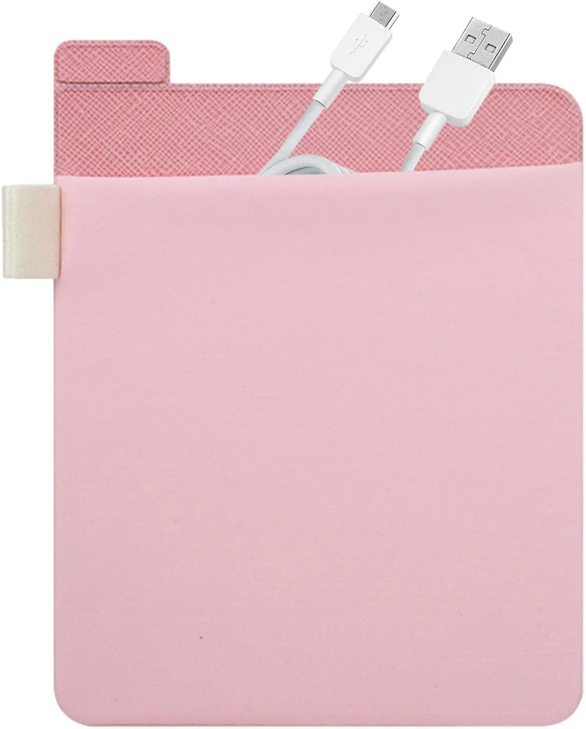 Pink External Hard Drive Holder - External Hard Drive Adhesive Carrying Case,Reusable Sleeve Storage Organizer Computer Hard Drive Bags and Cases for Battery Pack, Computers and Accessories