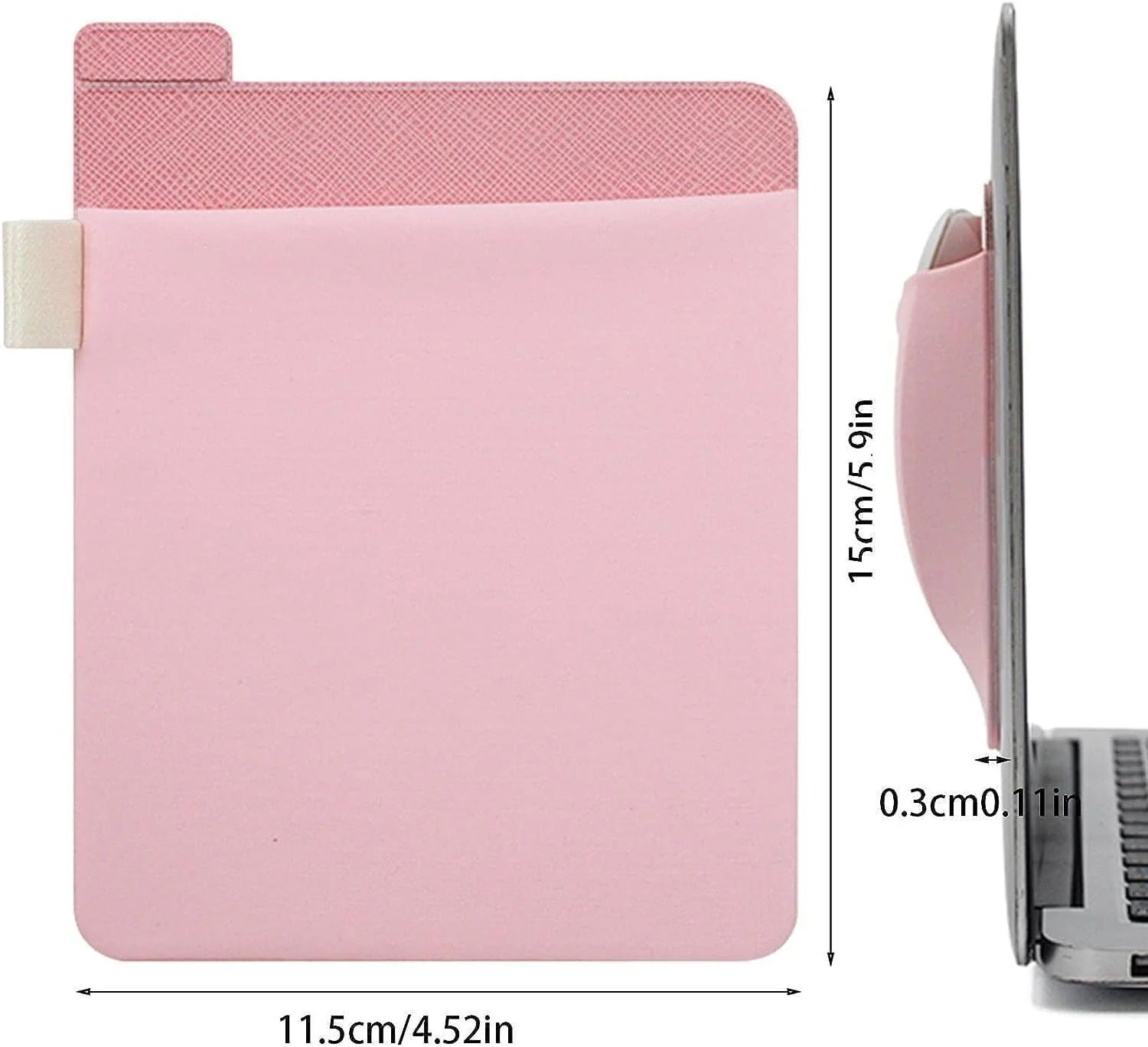 Pink External Hard Drive Holder - External Hard Drive Adhesive Carrying Case,Reusable Sleeve Storage Organizer Computer Hard Drive Bags and Cases for Battery Pack, Computers and Accessories - Image 3
