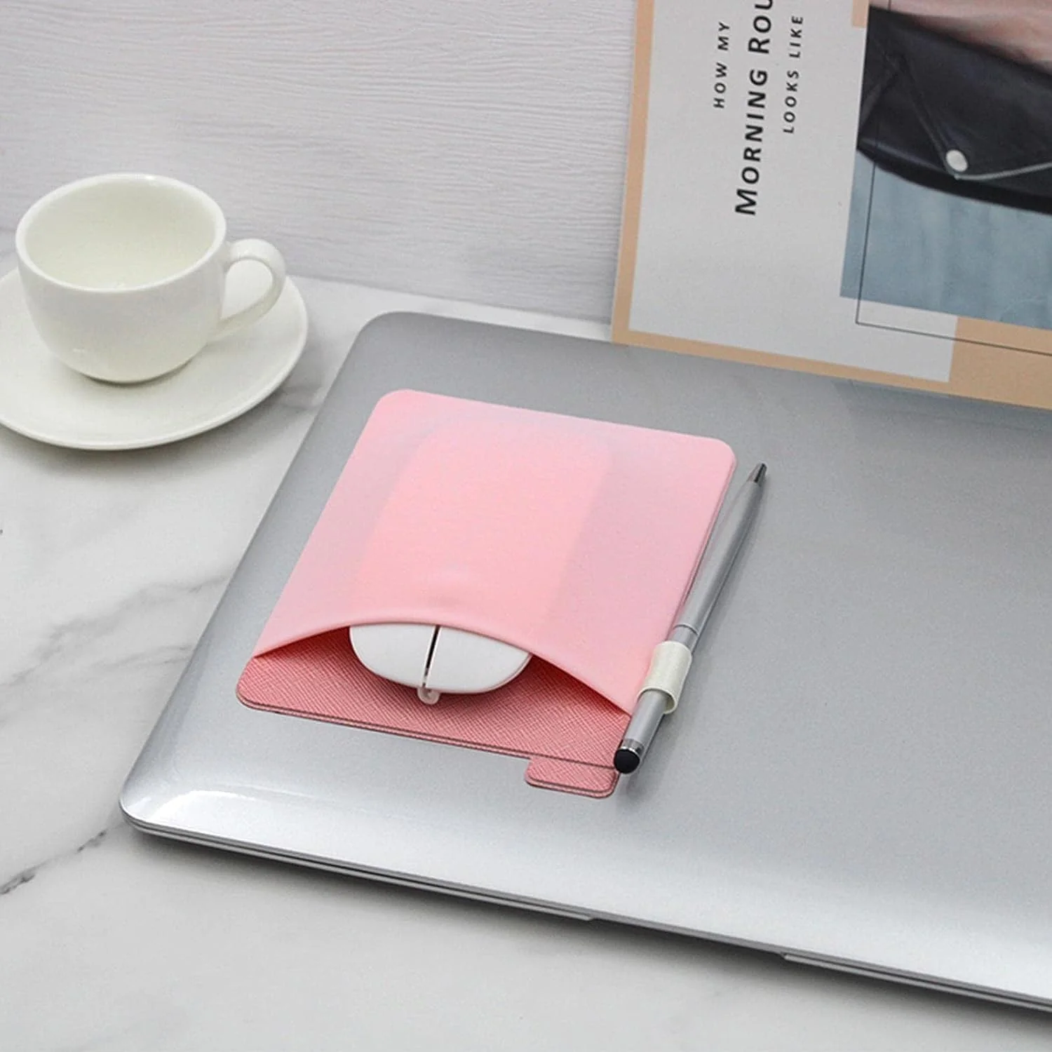 Pink External Hard Drive Holder - External Hard Drive Adhesive Carrying Case,Reusable Sleeve Storage Organizer Computer Hard Drive Bags and Cases for Battery Pack, Computers and Accessories - Image 7