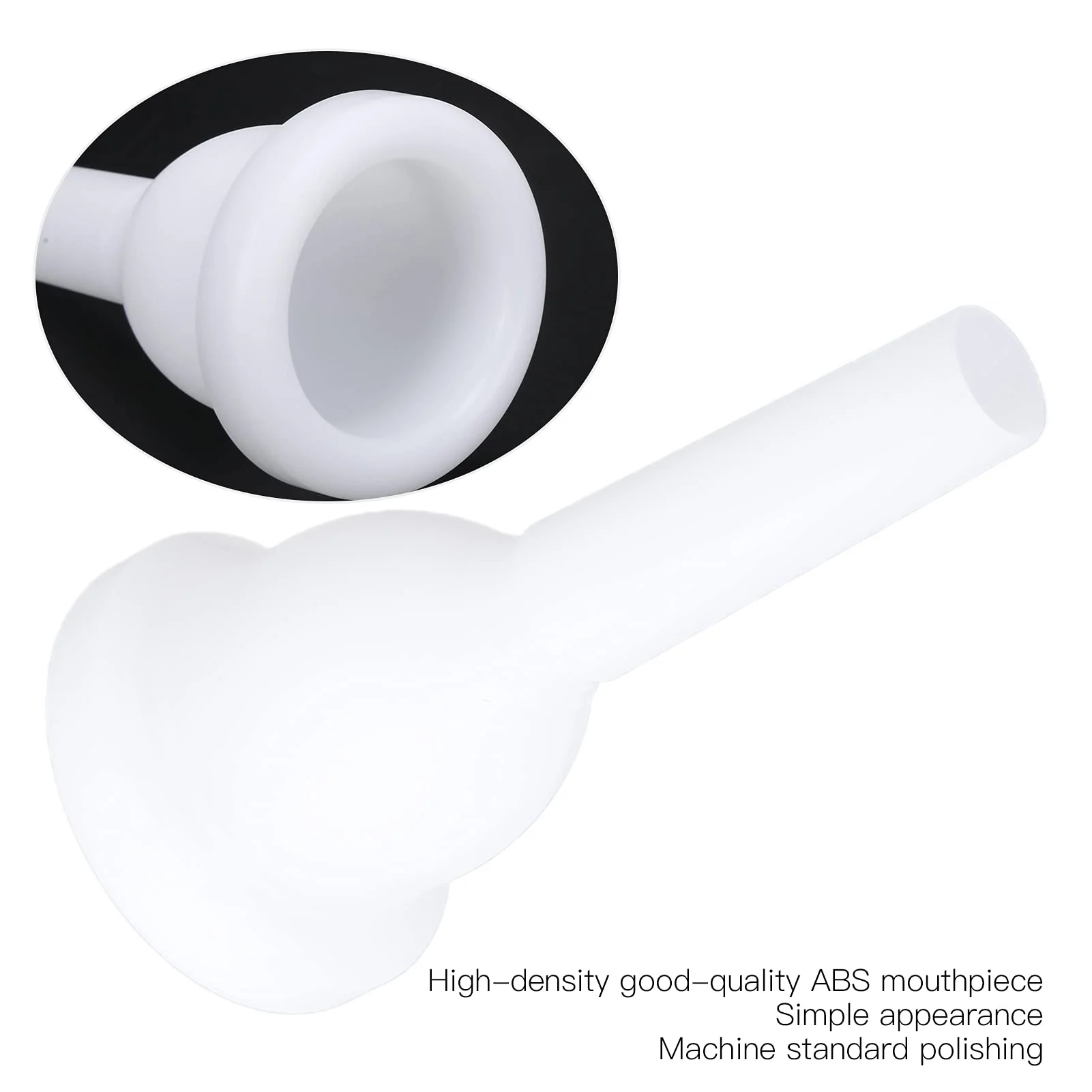 Plastic Tuba Mouthpiece, ABS Accessories Tuba Mouthpieces for Wind Instrument - Image 3