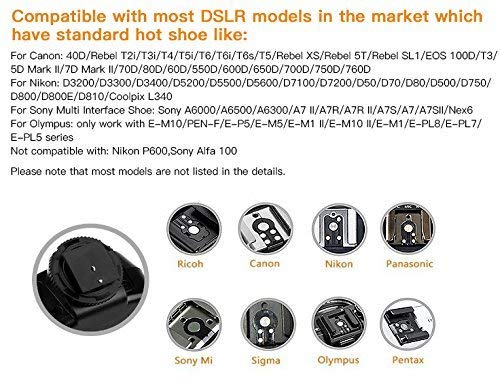 PLOTURE Flash Light with LCD Display Adapter Rings and Flash Diff-Users Works with Canon Nikon and Other DSLR Cameras - Image 6