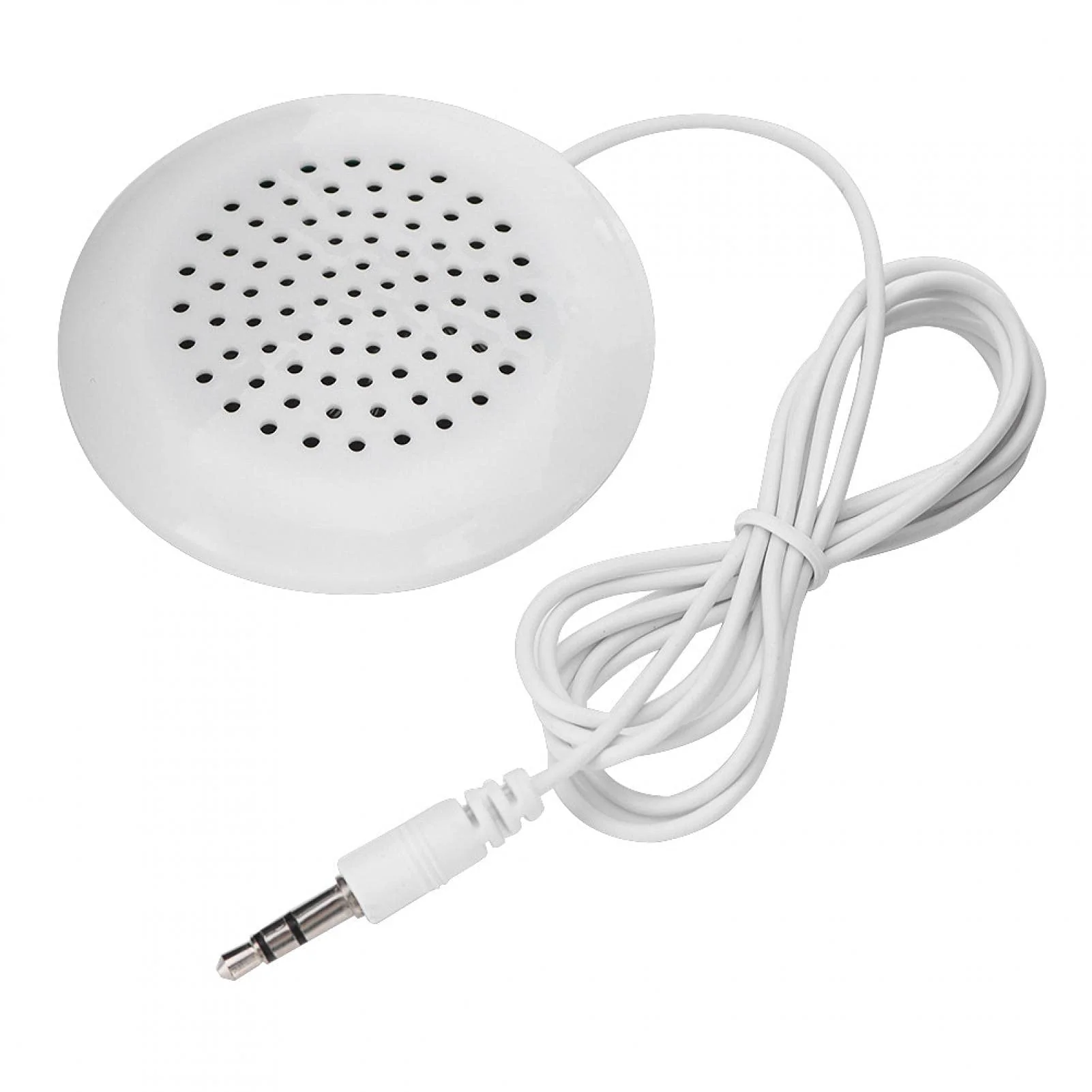 plplaaoo 3.5mm Mini Pillow Speaker,Pillow Speakers for Sleeping,Portable Line in Speakers Pillow Speaker, Under Pillow Speaker for MP3 Phone Portable CD (White)