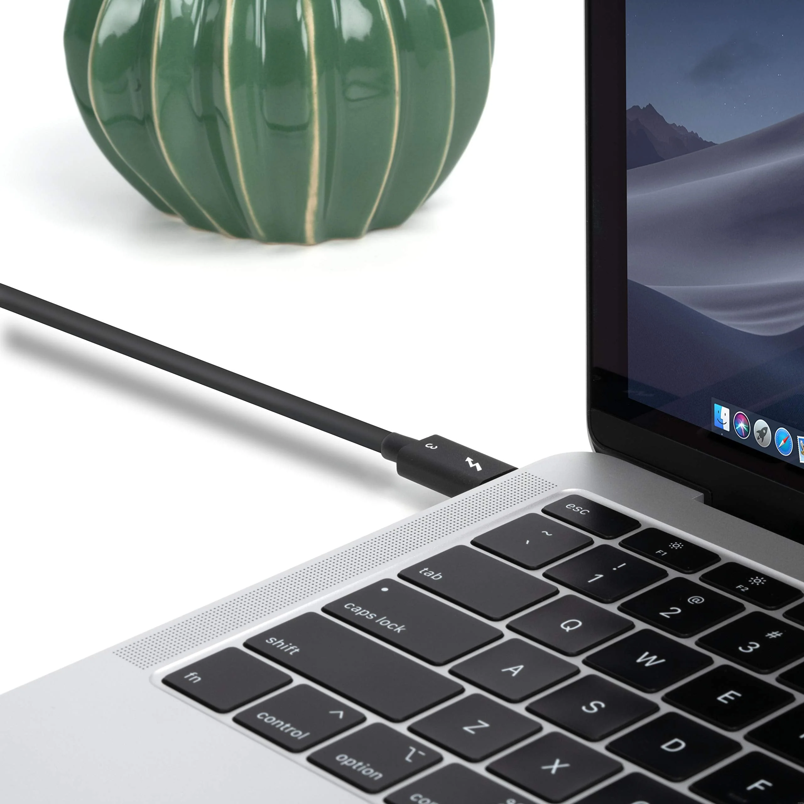 Plugable Thunderbolt 3 Cable 40Gbps Supports 100W (20V, 5A) Charging, 2.6ft / 0.8m USB C Compatible [Thunderbolt 3 Certified] 0.8m 40Gb 5A - Image 5