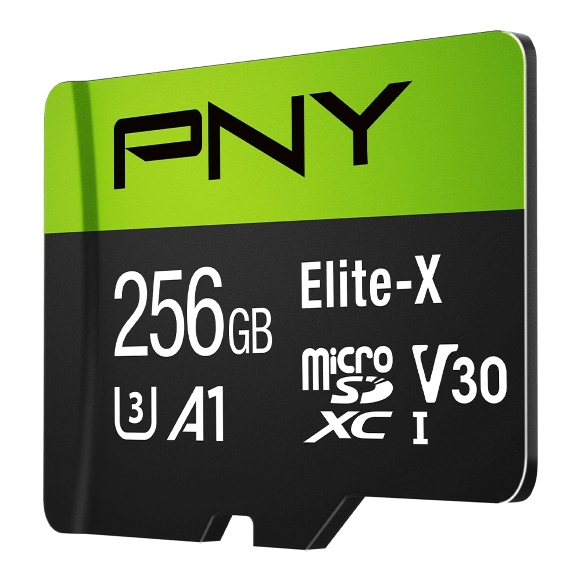 PNY 256GB Elite-X microSDXC UHS-I Memory Card - 100MB/s, U3, V30, A1, 4K, Full HD, micro SD - Image 2