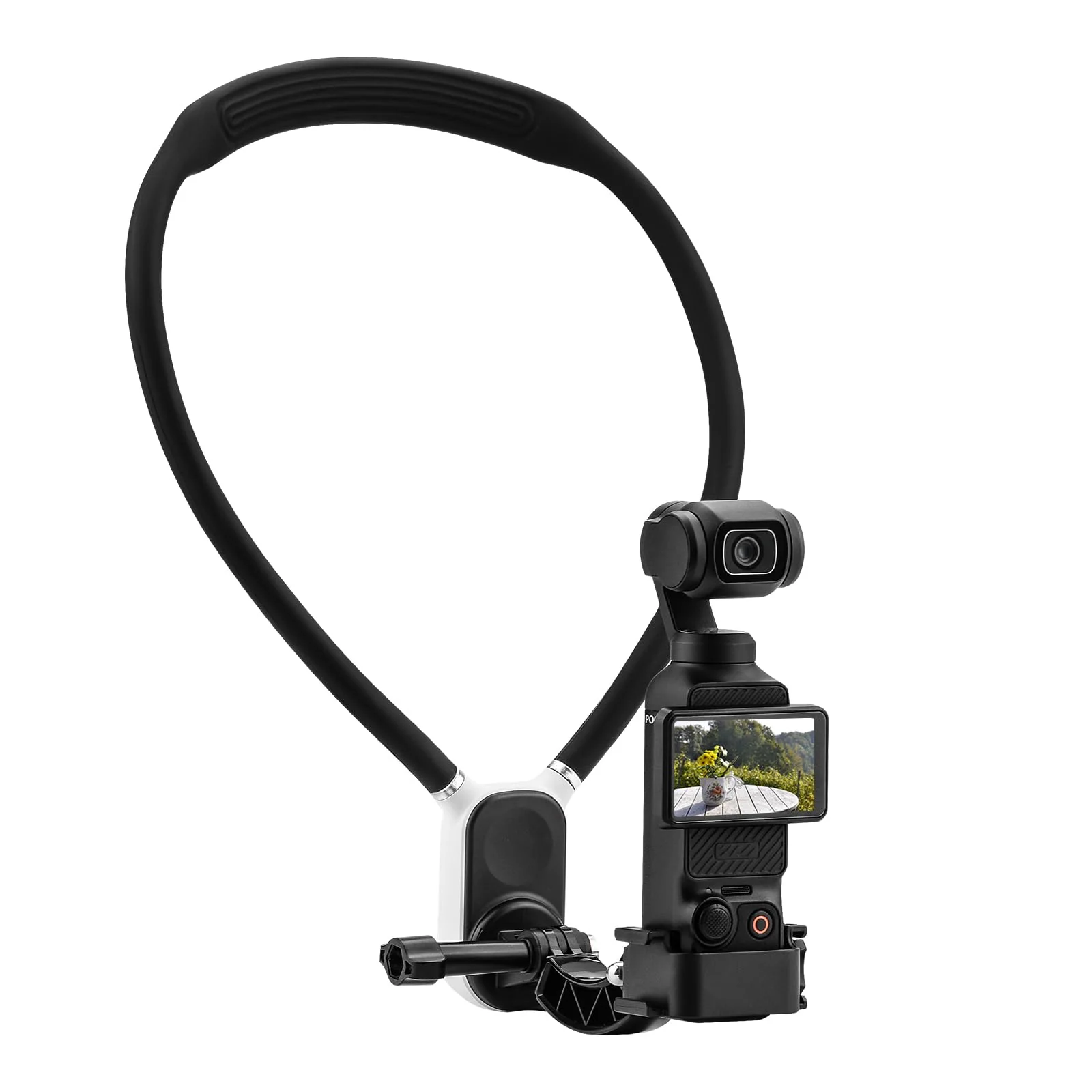 Pocket 3 Magnetic Neck Mount for DJI OSMO Pocket 3,Chest Mount POV/Vlog Video Selfie Stand Hand Free Neck Holder for GoPro Hero12/11/10/9,Camera Accessory