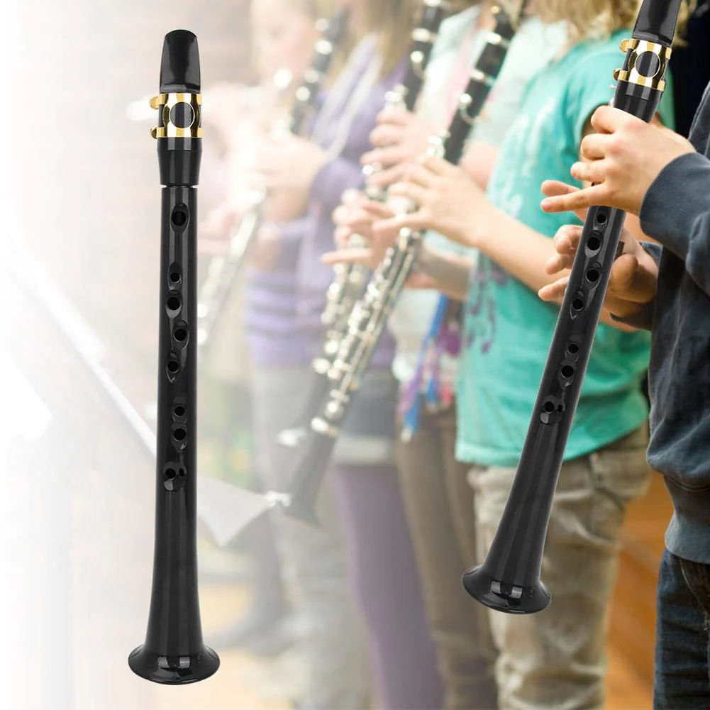 Pocket Saxophone, Portable Simple Mini Saxophone, Practice BB Tune Sax with Reed Bag Woodwind Instrument for Amateurs and Professional Performers - Image 2