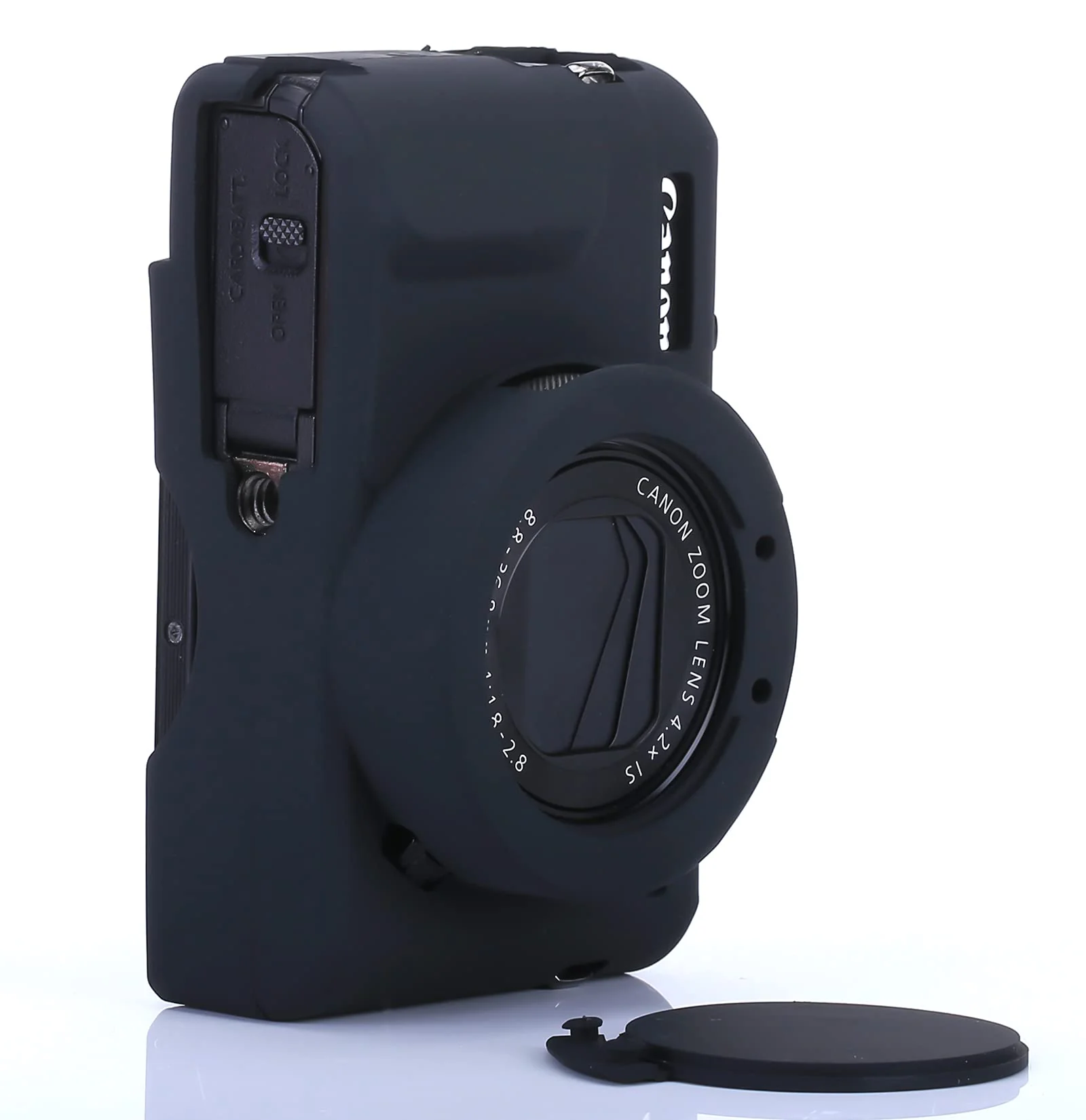Pocoukate Camera Body Case for Canon G7X /G7X Mark II Silicone Case Cover with Optical 9H Hardness 0.3mm Ultra-Thin DSLR Camera Screen Protector - Image 8