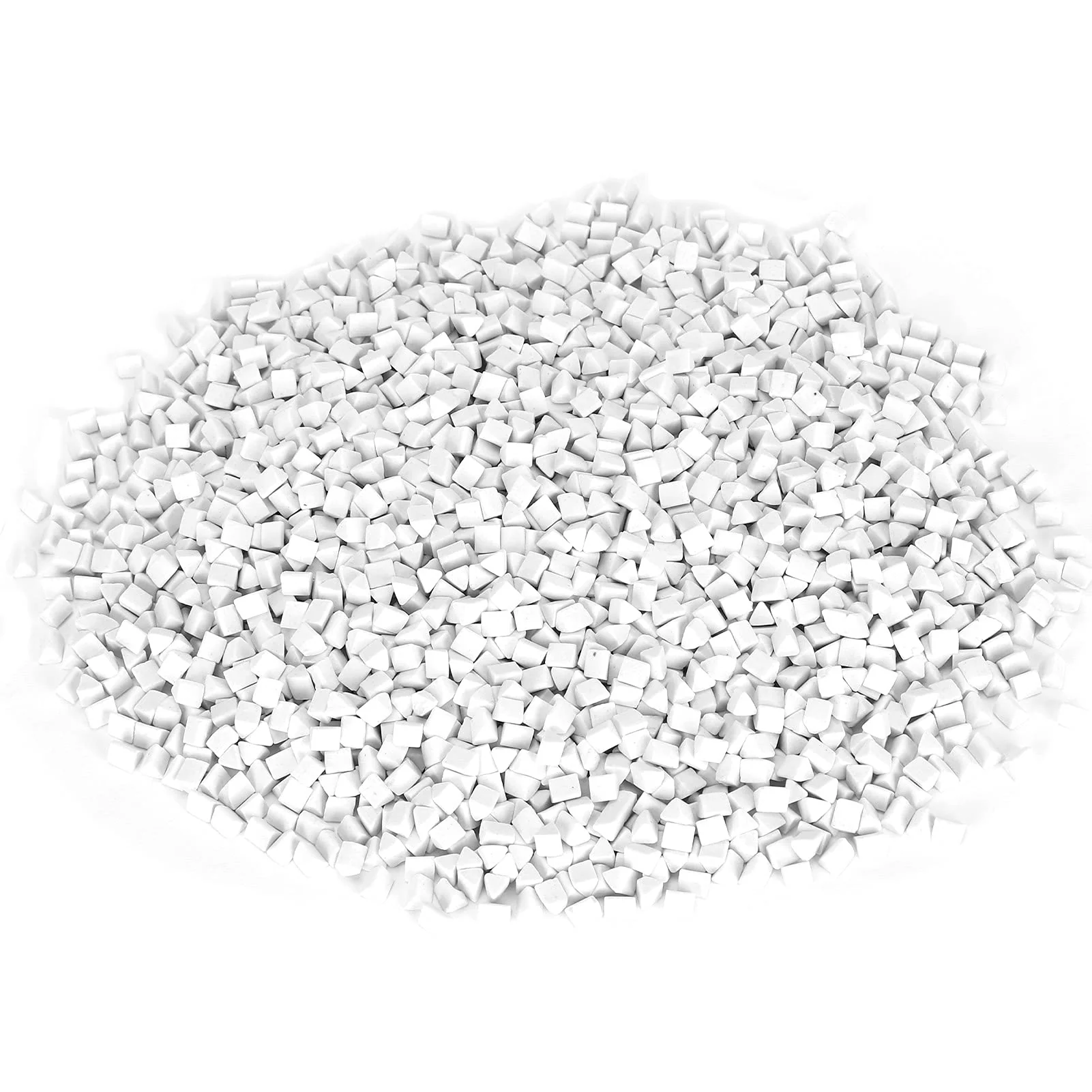 Polishing Abrasive Material Ceramic Filler Ceramic Pellets Non Abrasive Abrasive for Small Stones Tumbling Triangle 3lb for All Kinds of Tumblers for Bowlers