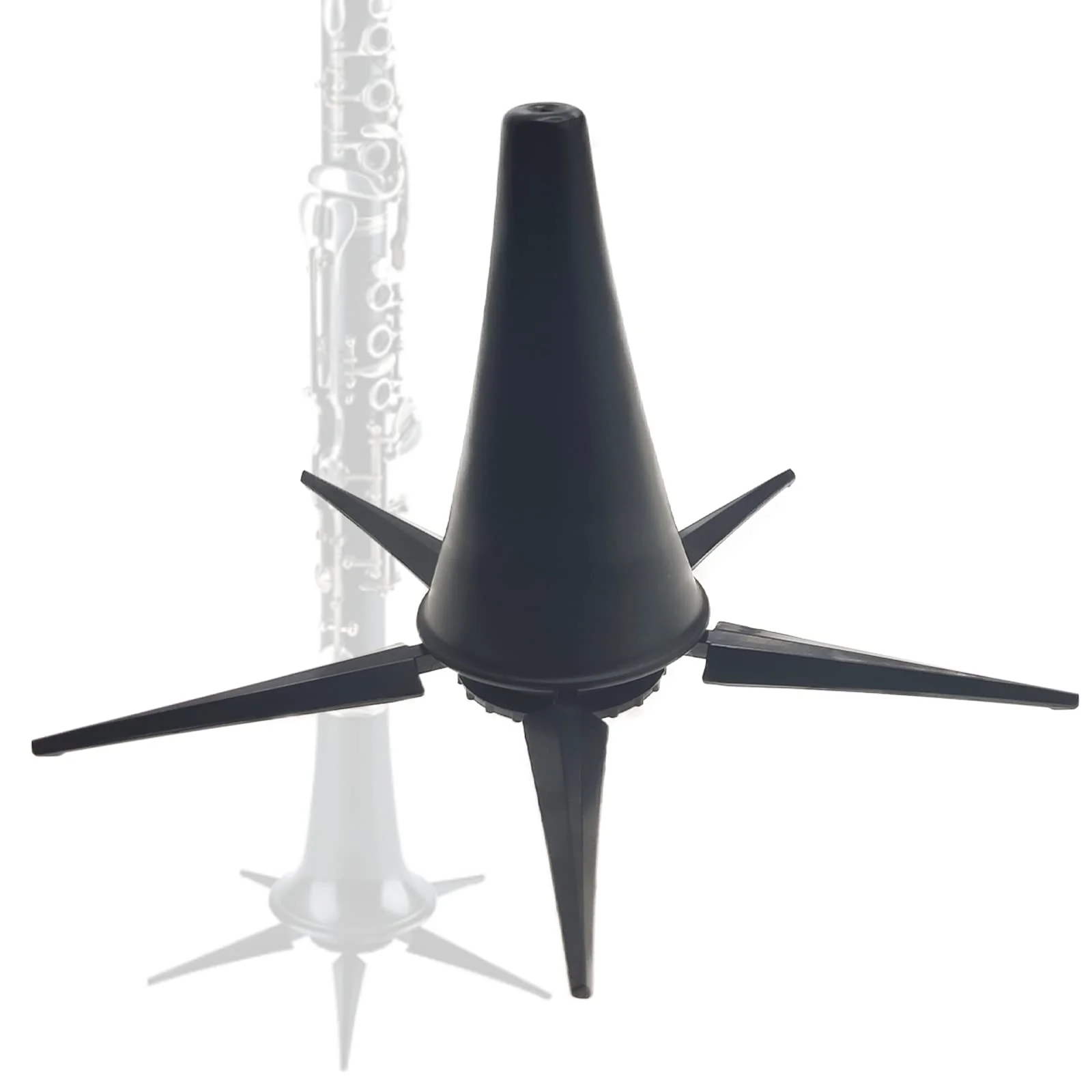 Portable Clarinet Stand Holder, Metal Folding Clarinet Stand, 5-Leg Stable Support Clarinet Rest, Clarinet Accessories