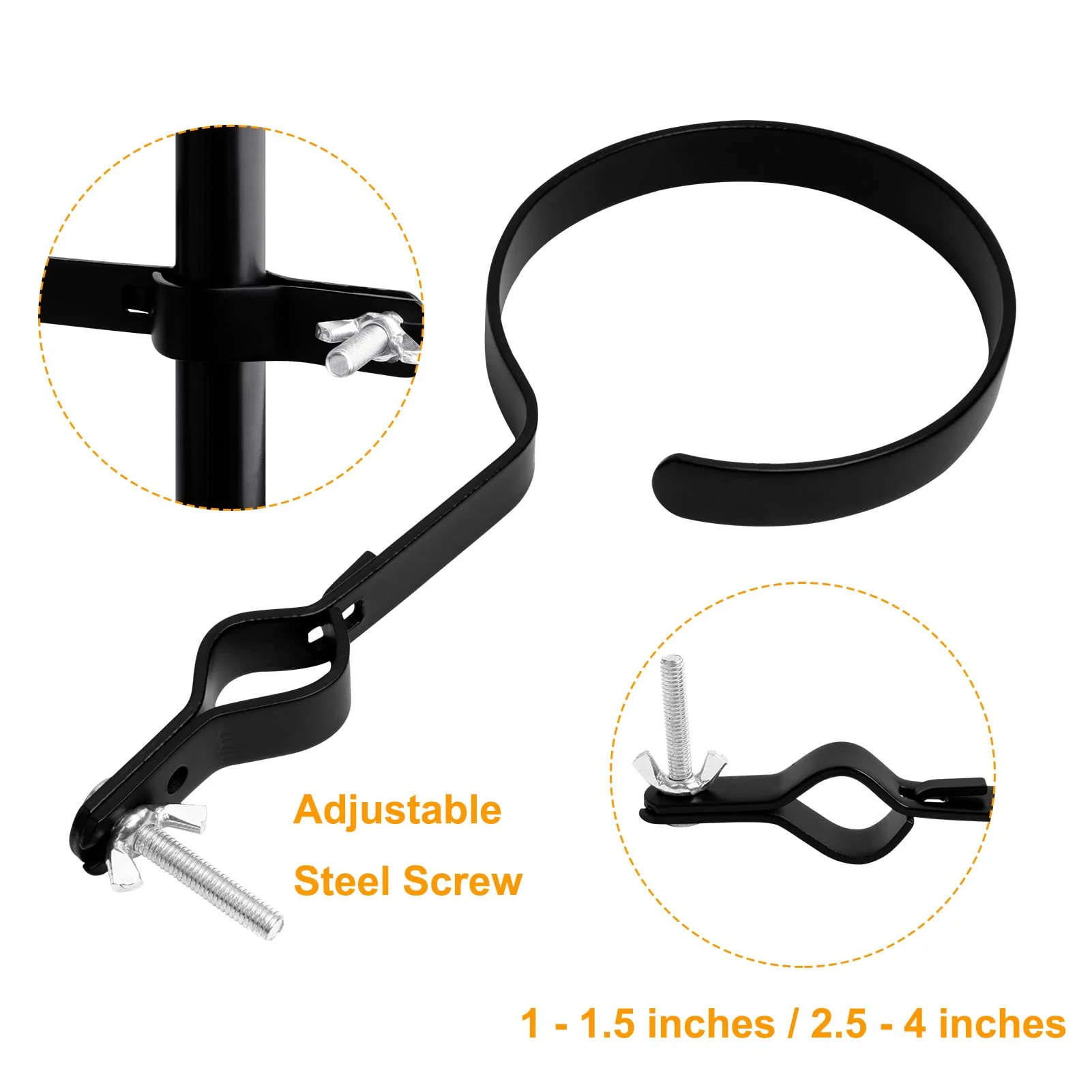 Portable Drumstick Holder Adjustable Drum Stick Bag Waterproof Oxford Fabric Black Drumstick Container Bag - Image 5