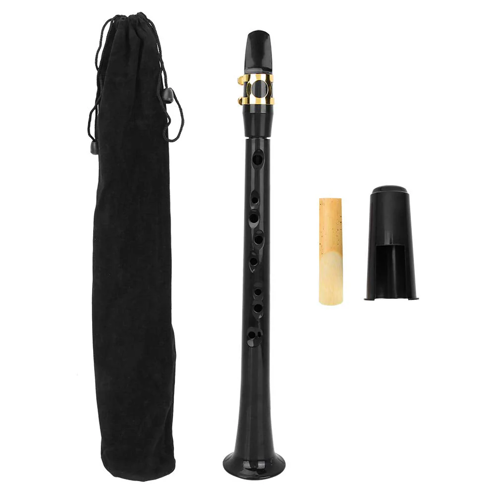 Portable Pocket Bb Saxophone Sax Mini Pocket Saxophone with Storage Bag